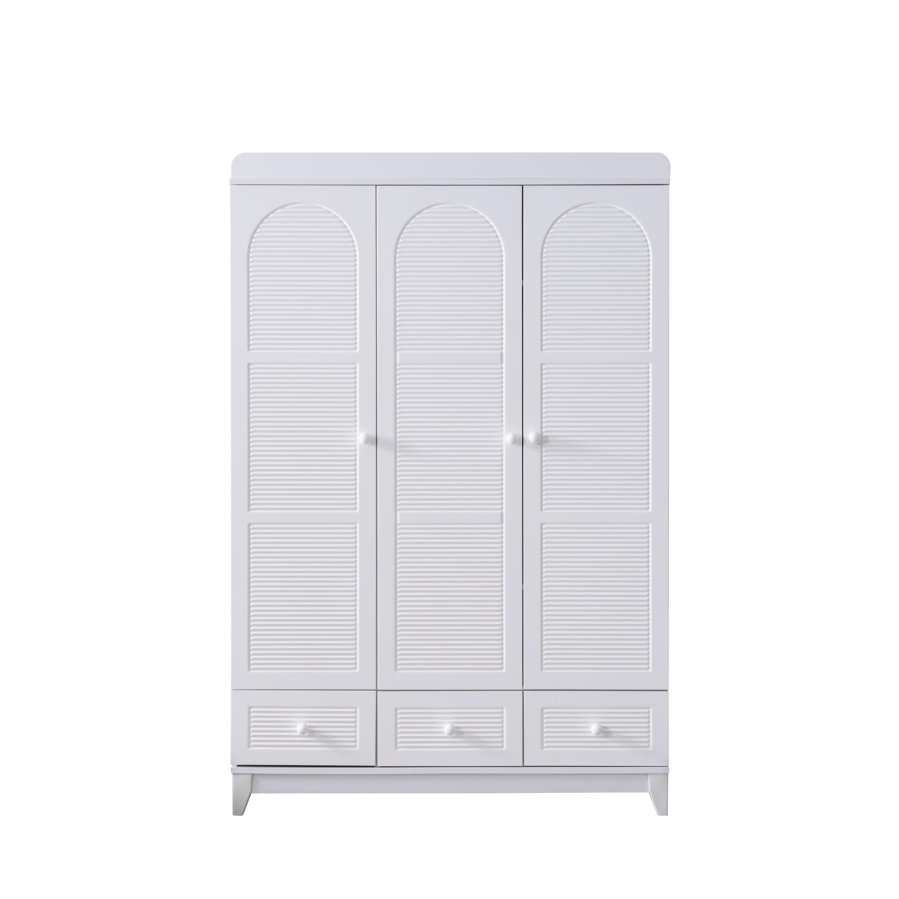 Dekorbizden Perla Beyaz Çocuk Odası Gardırop