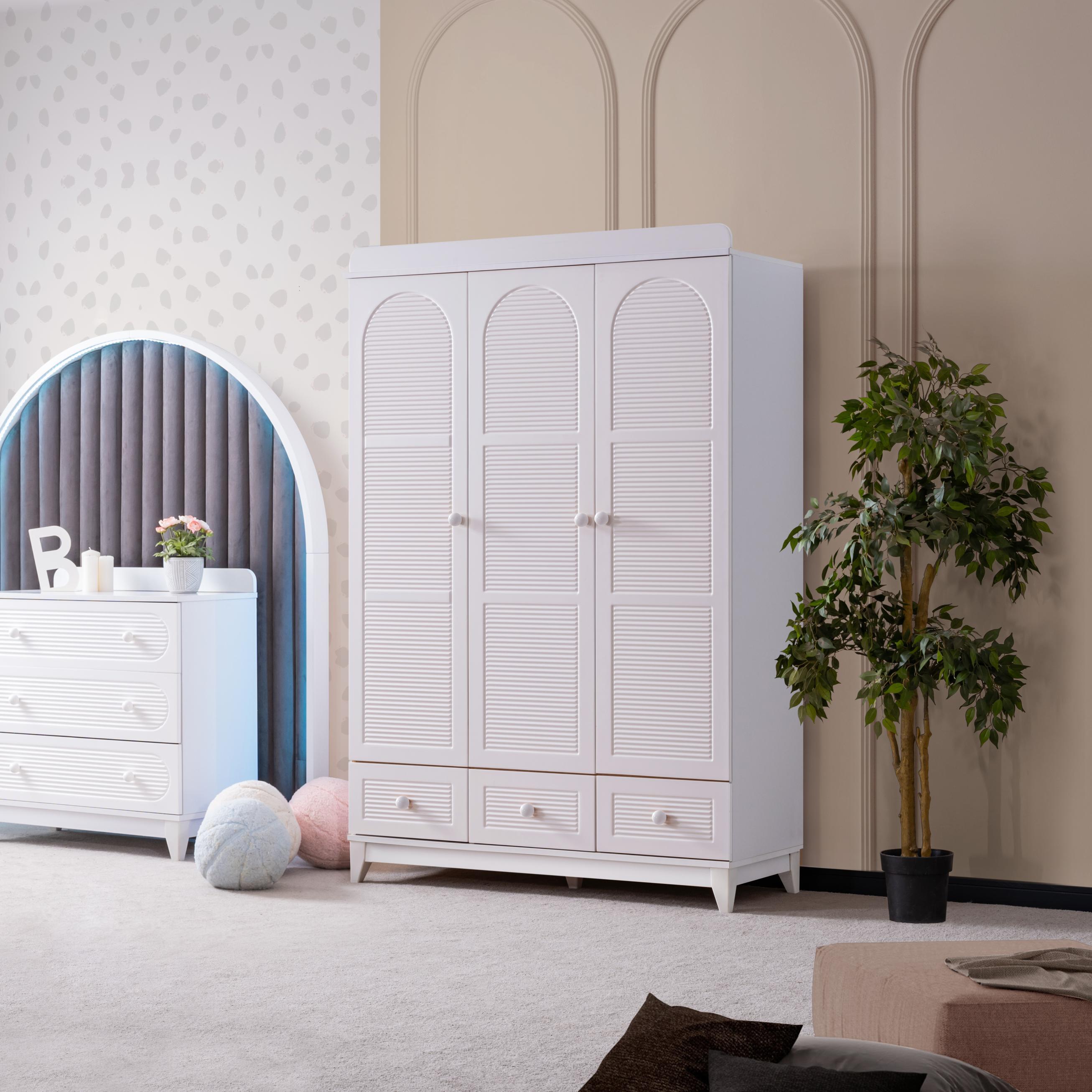 Dekorbizden Perla Beyaz Çocuk Odası Takımı