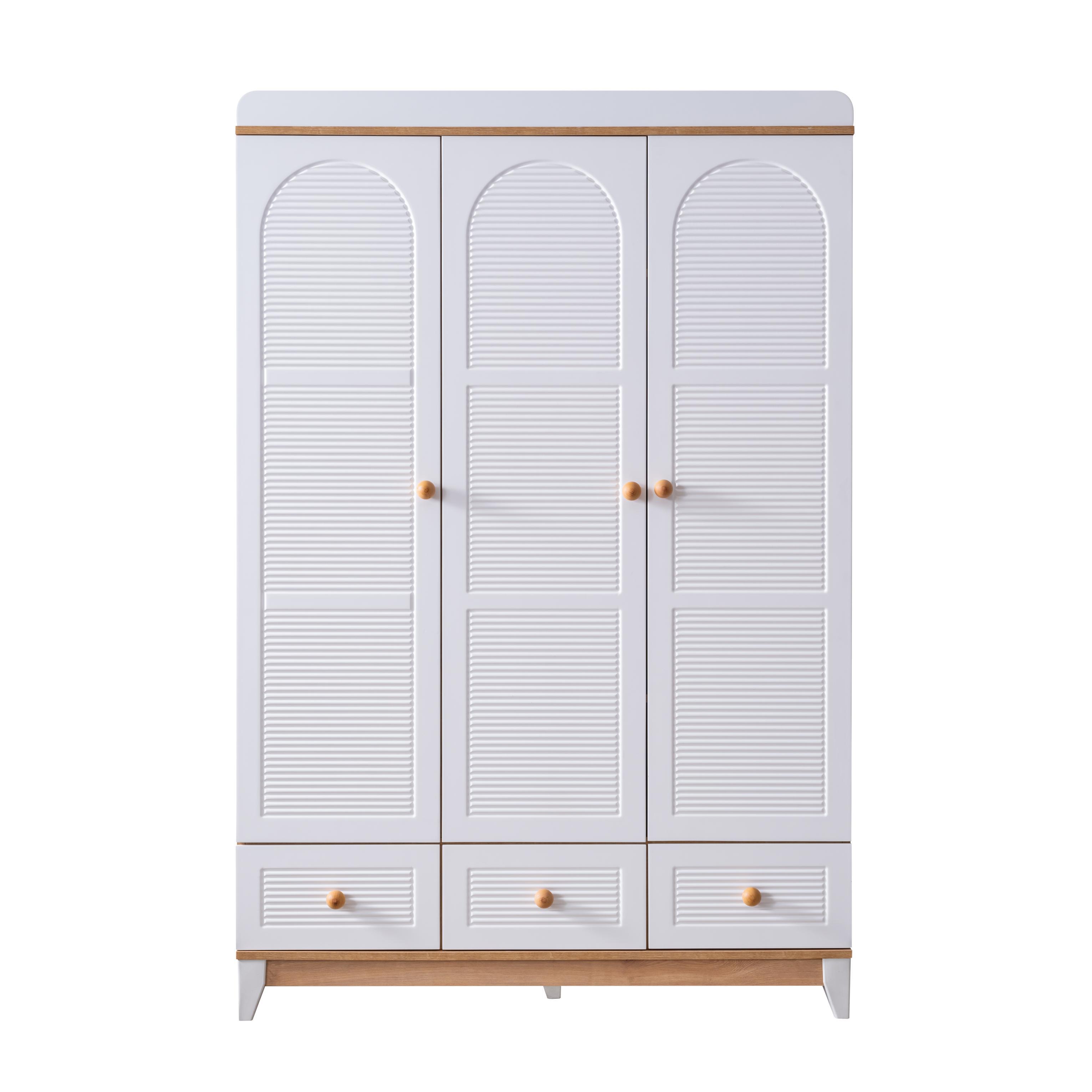 Dekorbizden Perla Meşe Genç Odası Gardırop