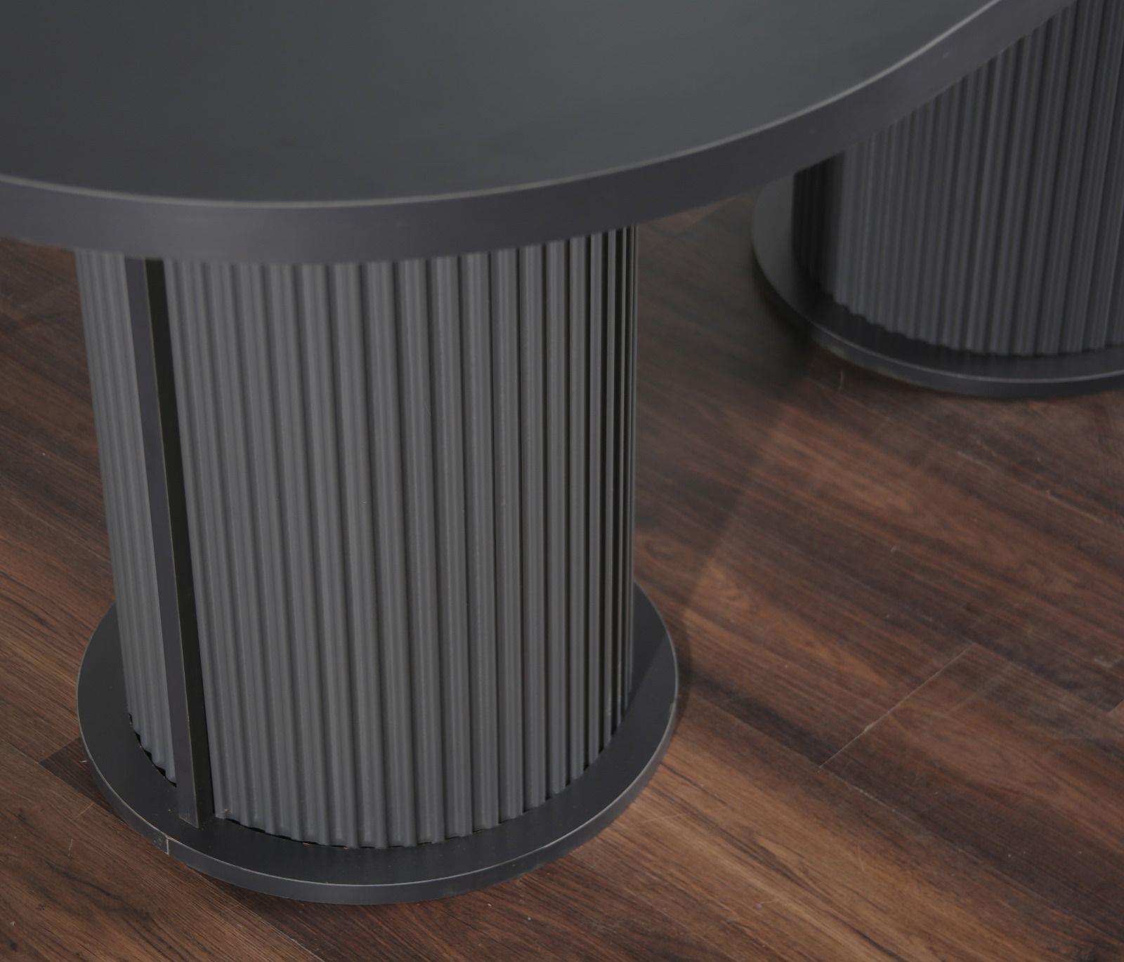 Dekorbizden Petra Bohem Yemek Masası Siyah