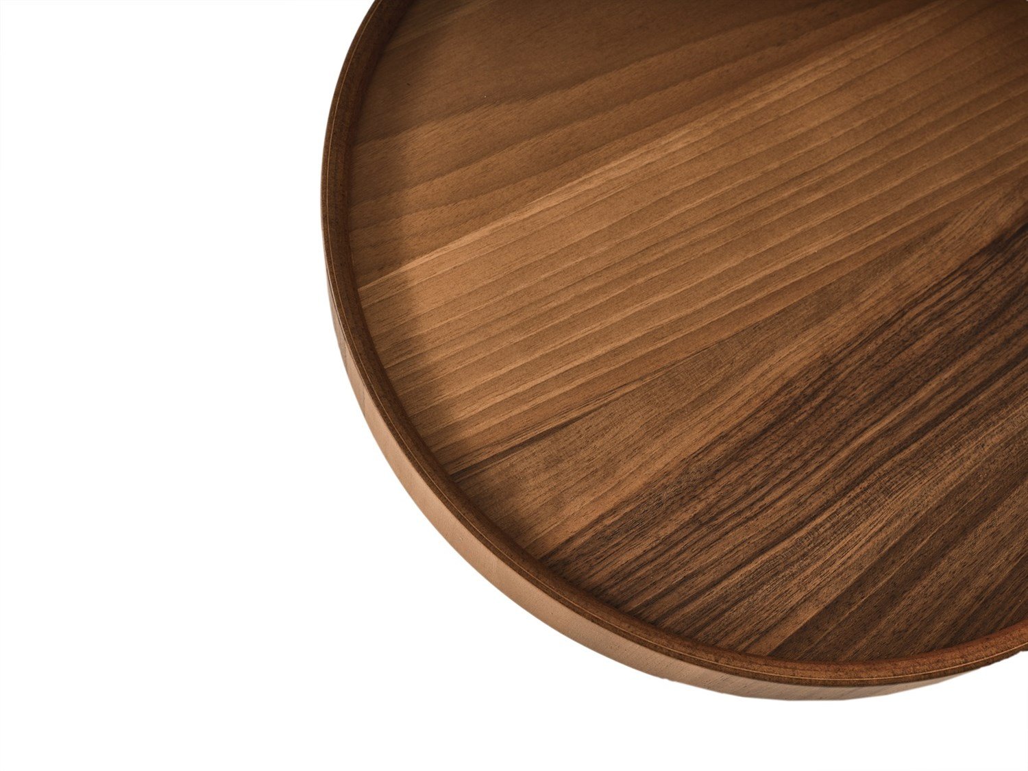 Dekorbizden Polen Ceviz Kaplama Zigon Sehpa