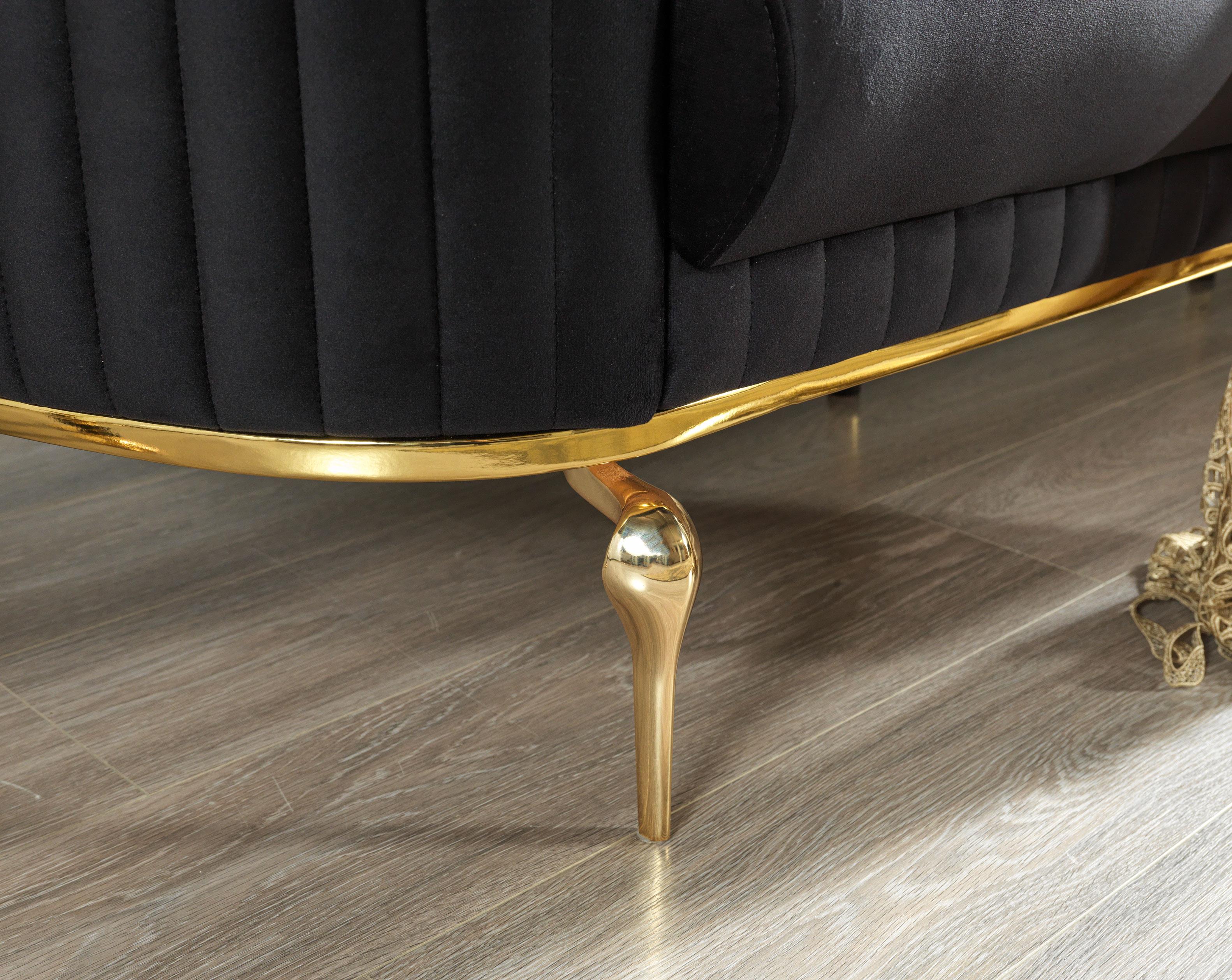 Dekorbizden Prestij Köşe Koltuk Siyah