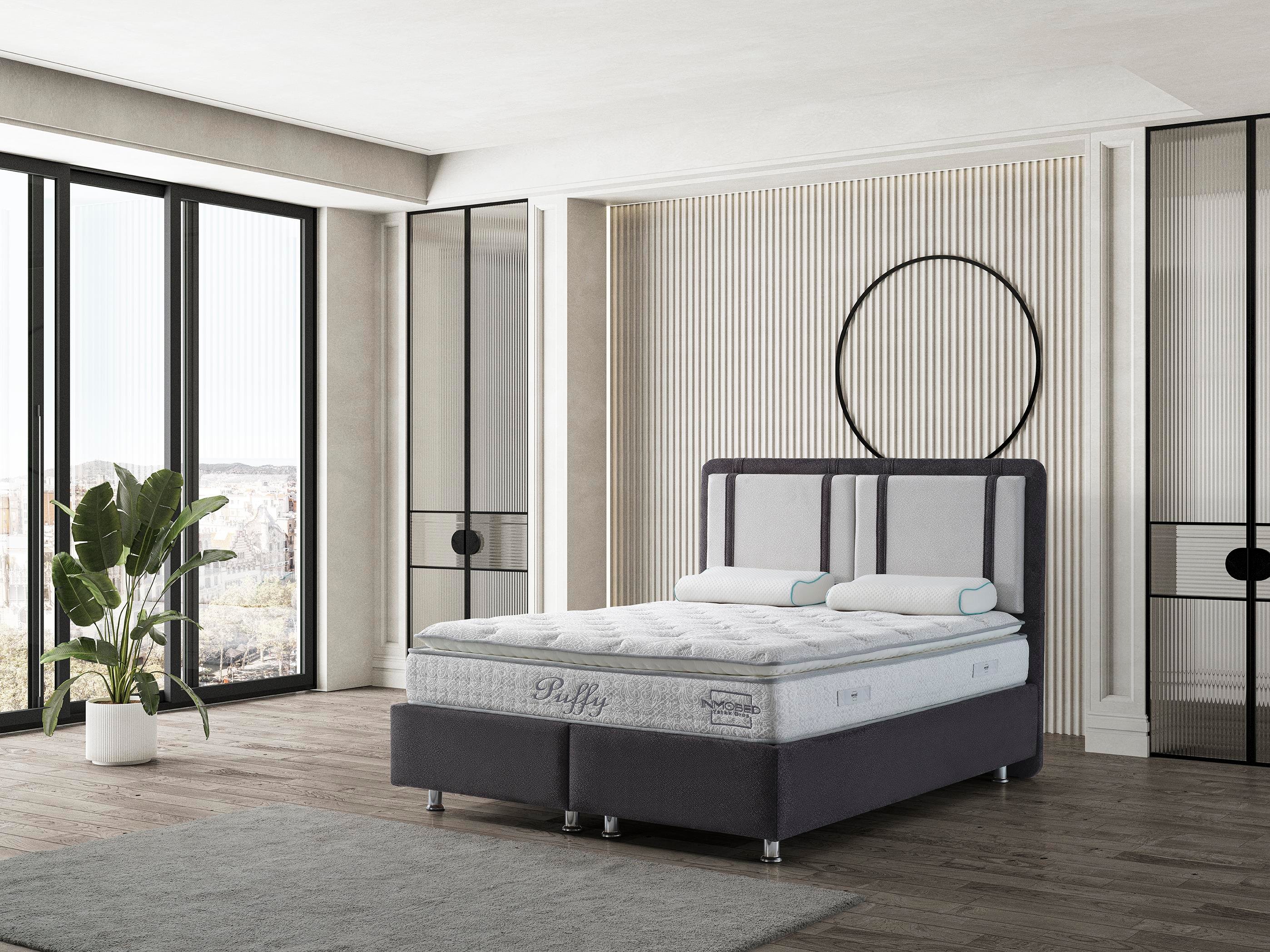 Dekorbizden Puffy Set (Baza+Başlık+Yatak)