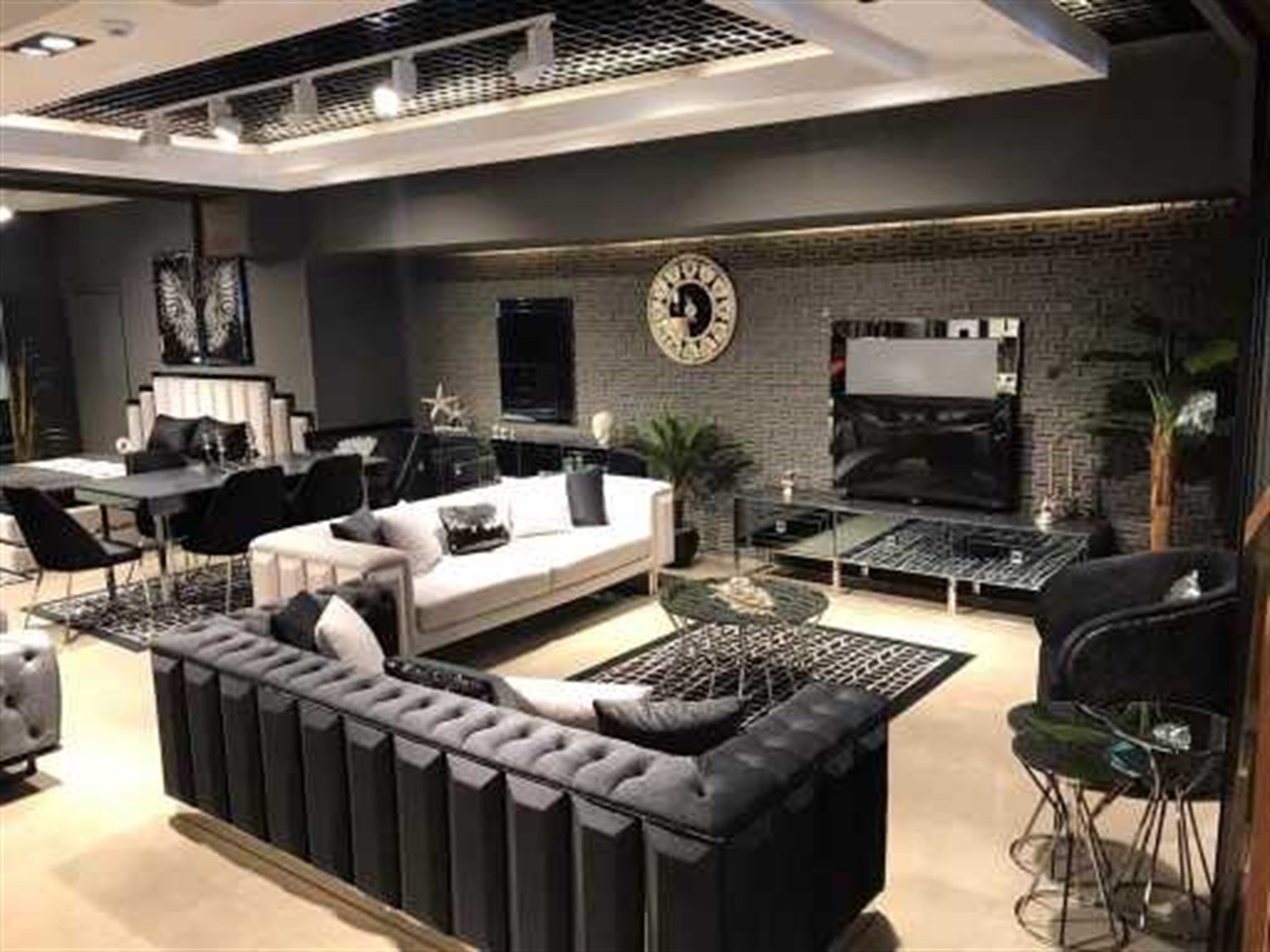 Dekorbizden Ramses Üçlü Kasalı Koltuk