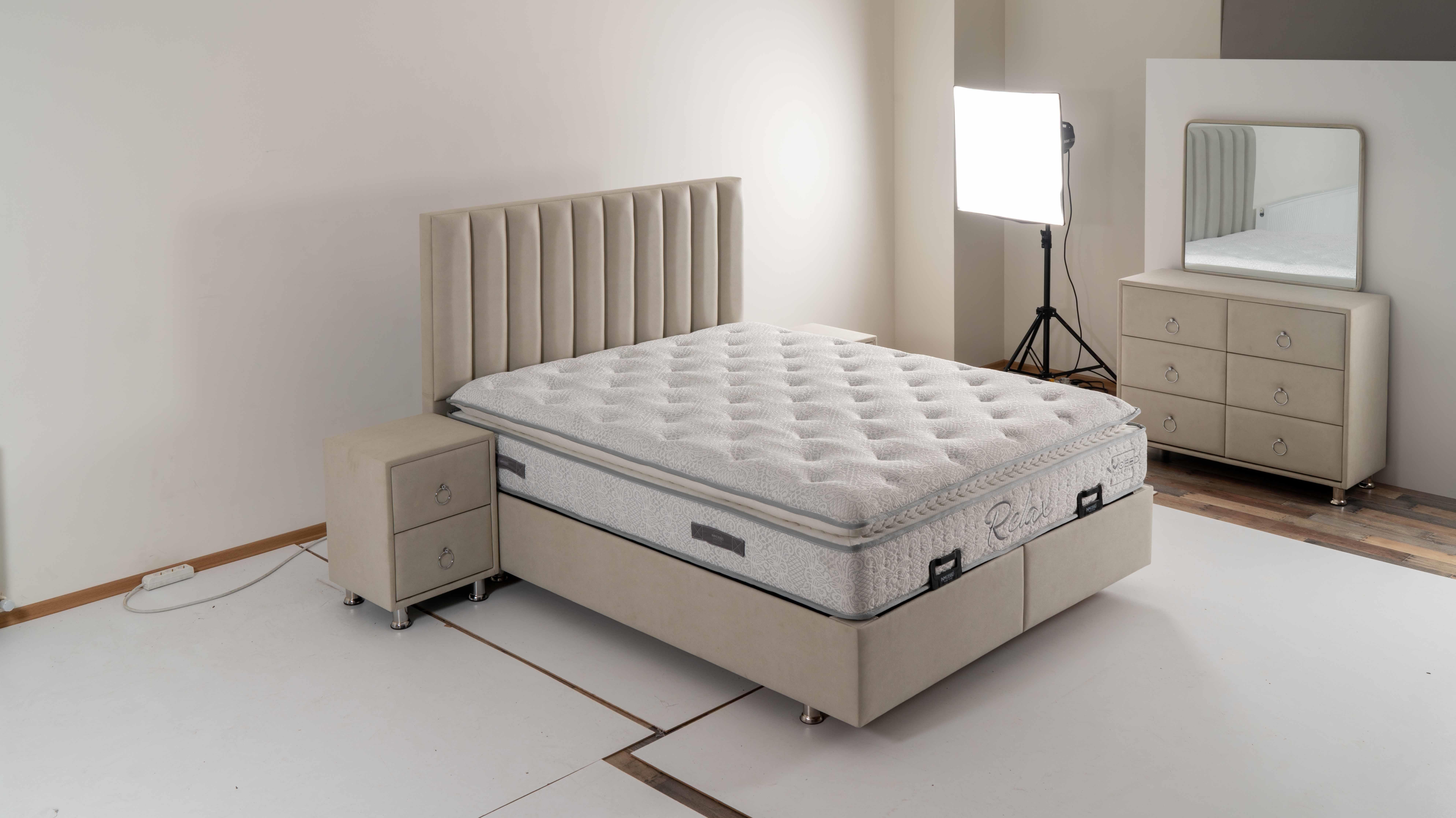 Dekorbizden Relax Set (Baza+Başlık+Yatak)