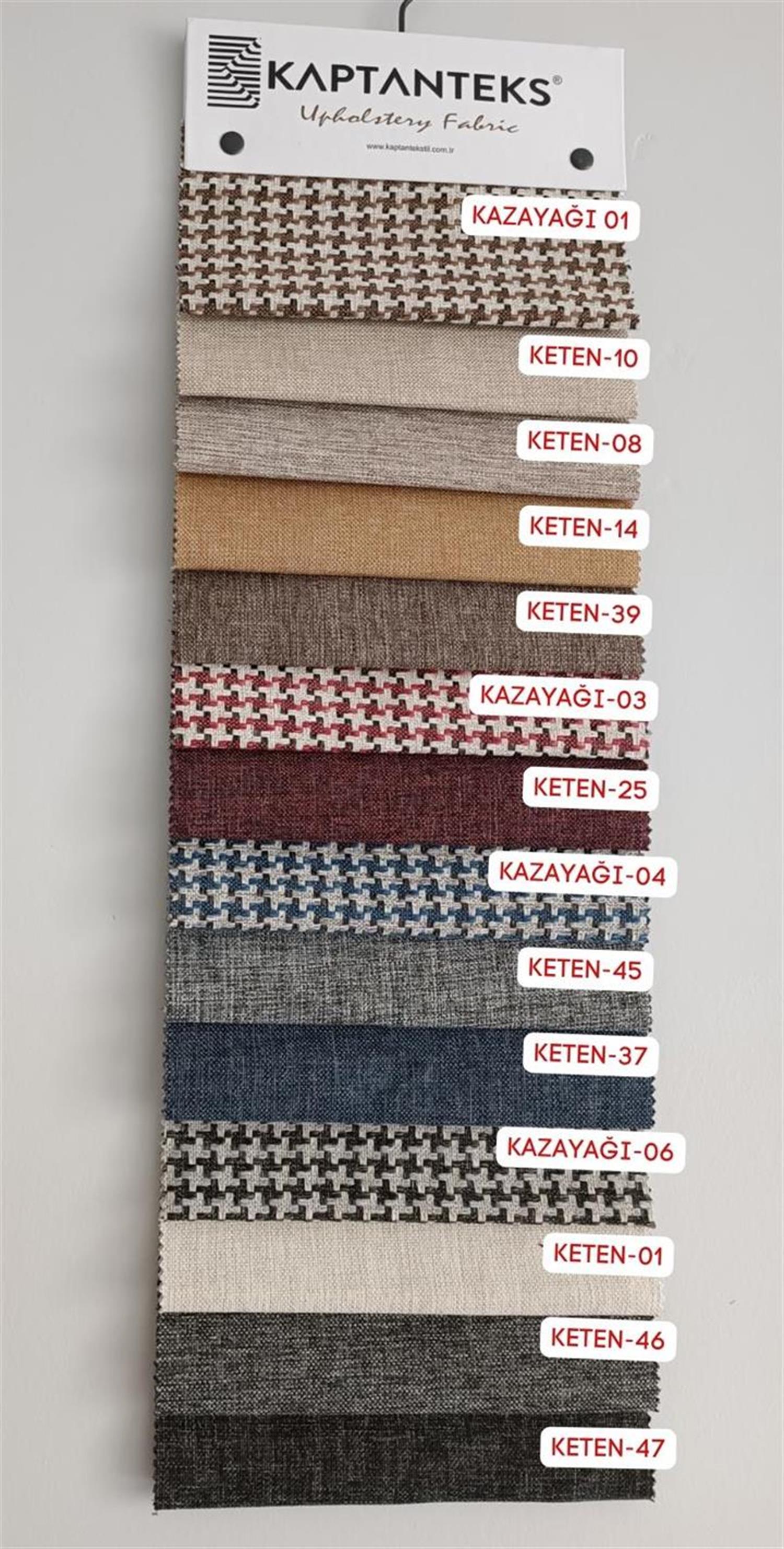 Dekorbizden Retro Köşe Koltuk Keten 45