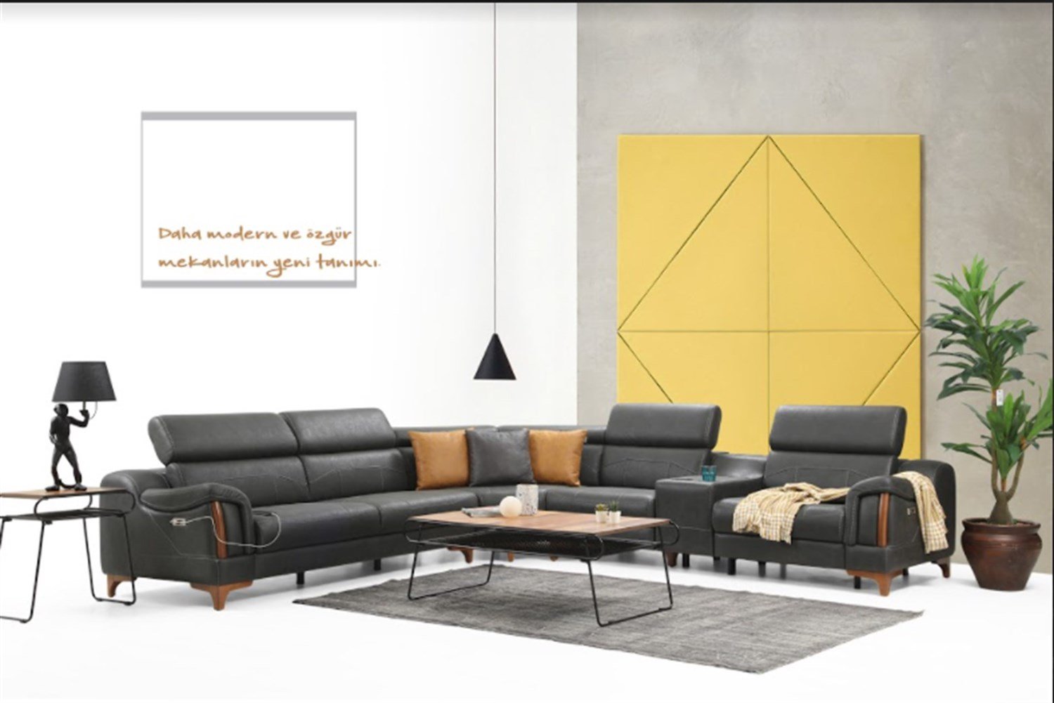 Dekorbizden Rio Köşe Koltuk Takımı Zen