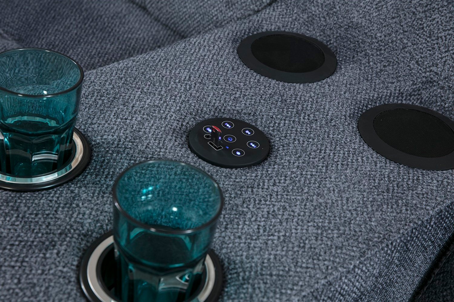 Dekorbizden Rio Ses Sistemli Köşe Koltuk Takımı Lina Kumaş