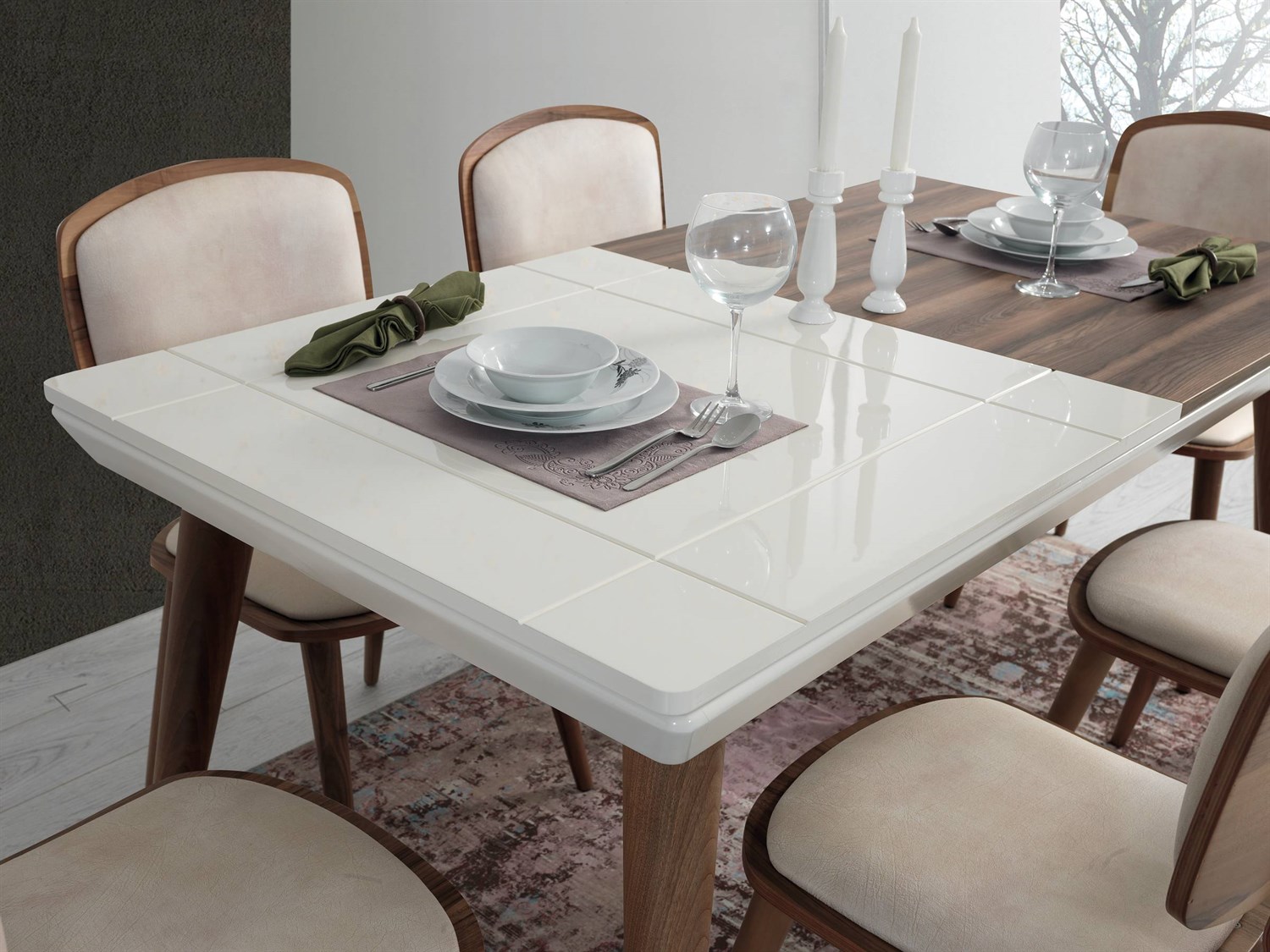 Dekorbizden Roma Yemek Odası Takımı