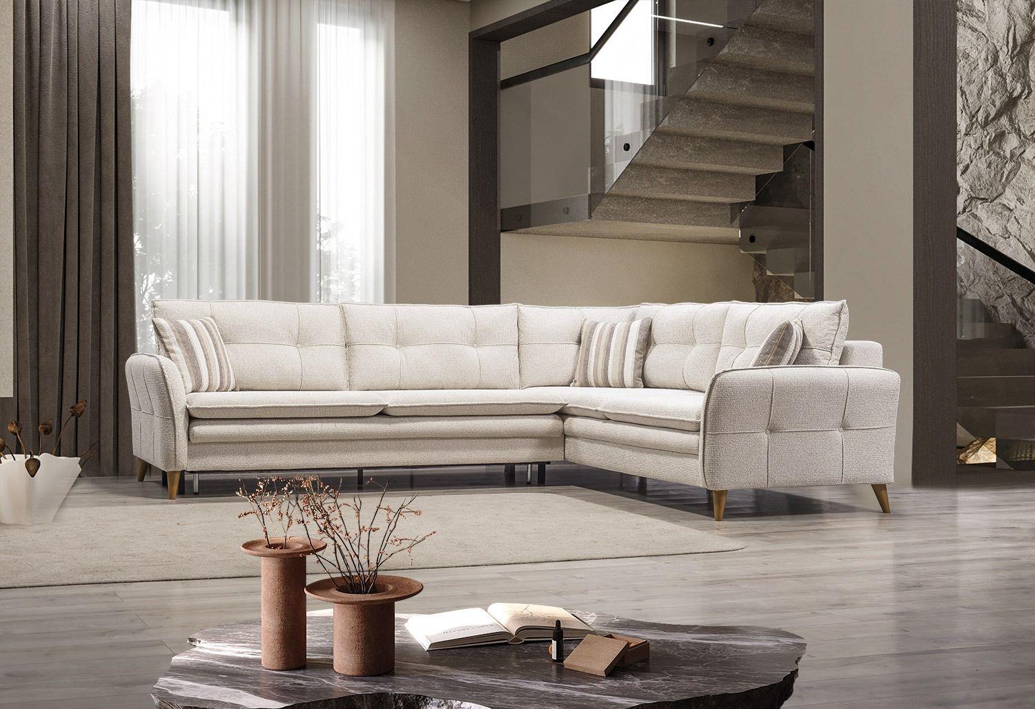 Dekorbizden Rosse  Köşe Koltuk Çift Kollu 