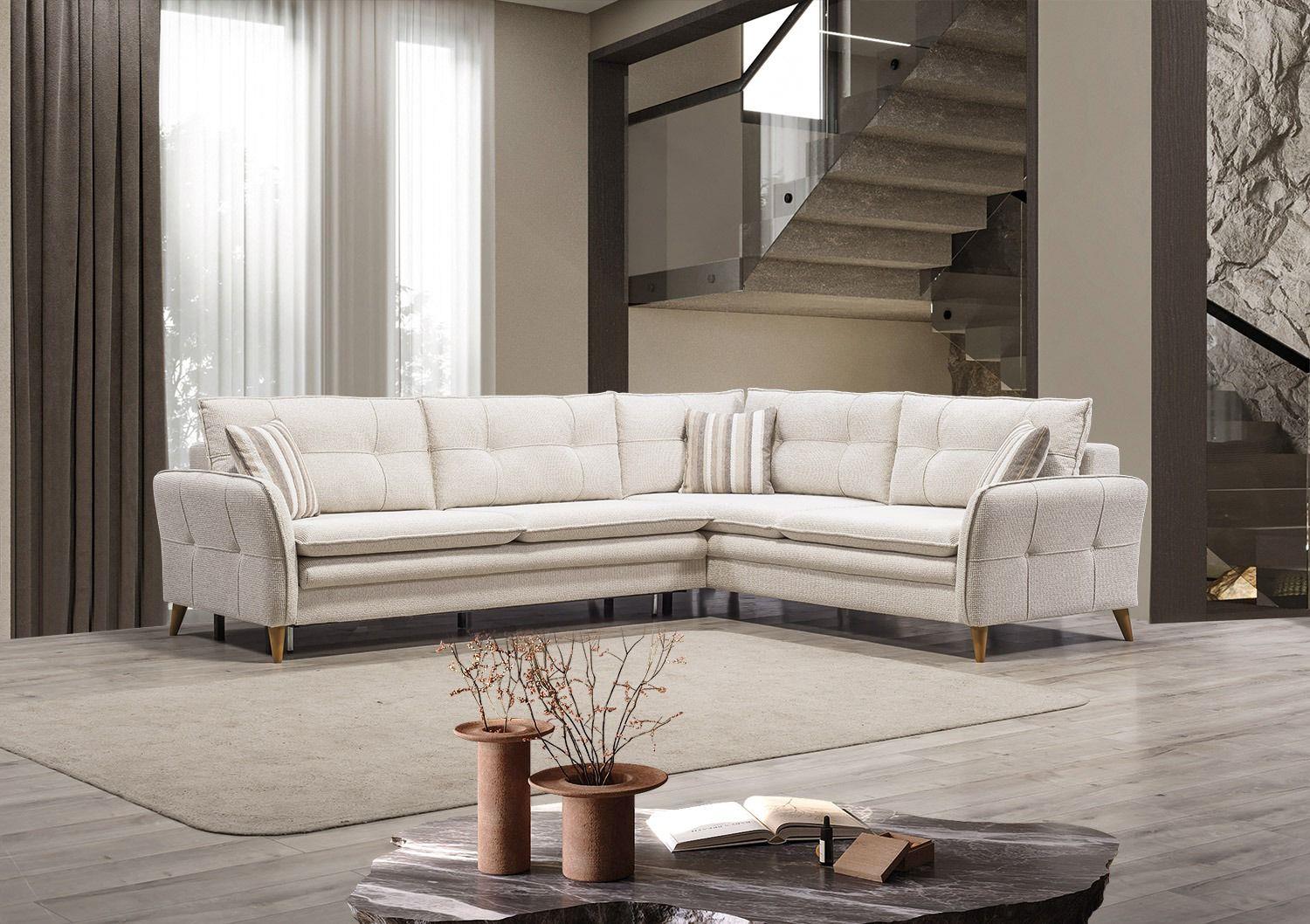 Dekorbizden Rosse  Köşe Koltuk Çift Kollu 