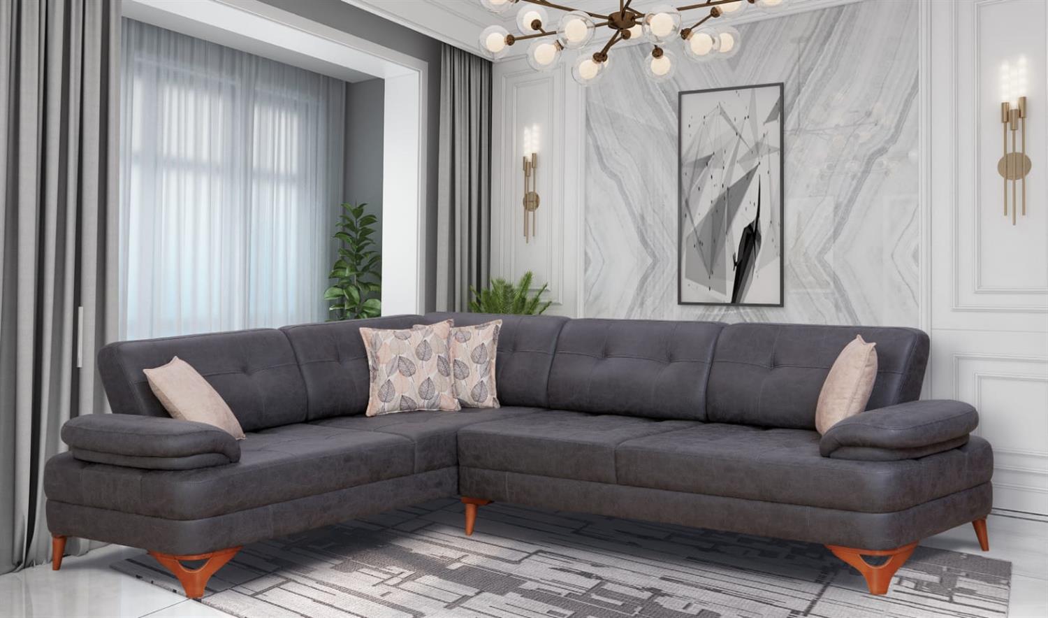 Dekorbizden Royal Köşe Koltuk Takımı