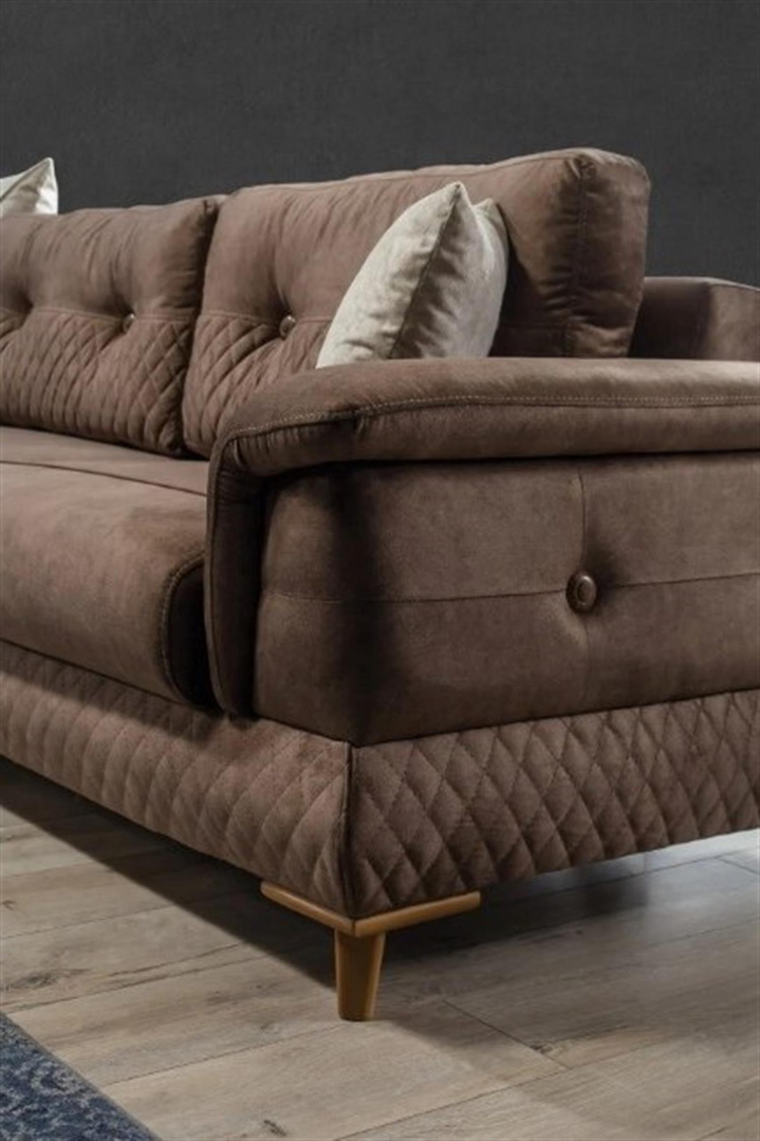 Dekorbizden Royal Sandıklı Ve Yataklı Köşe Koltuk