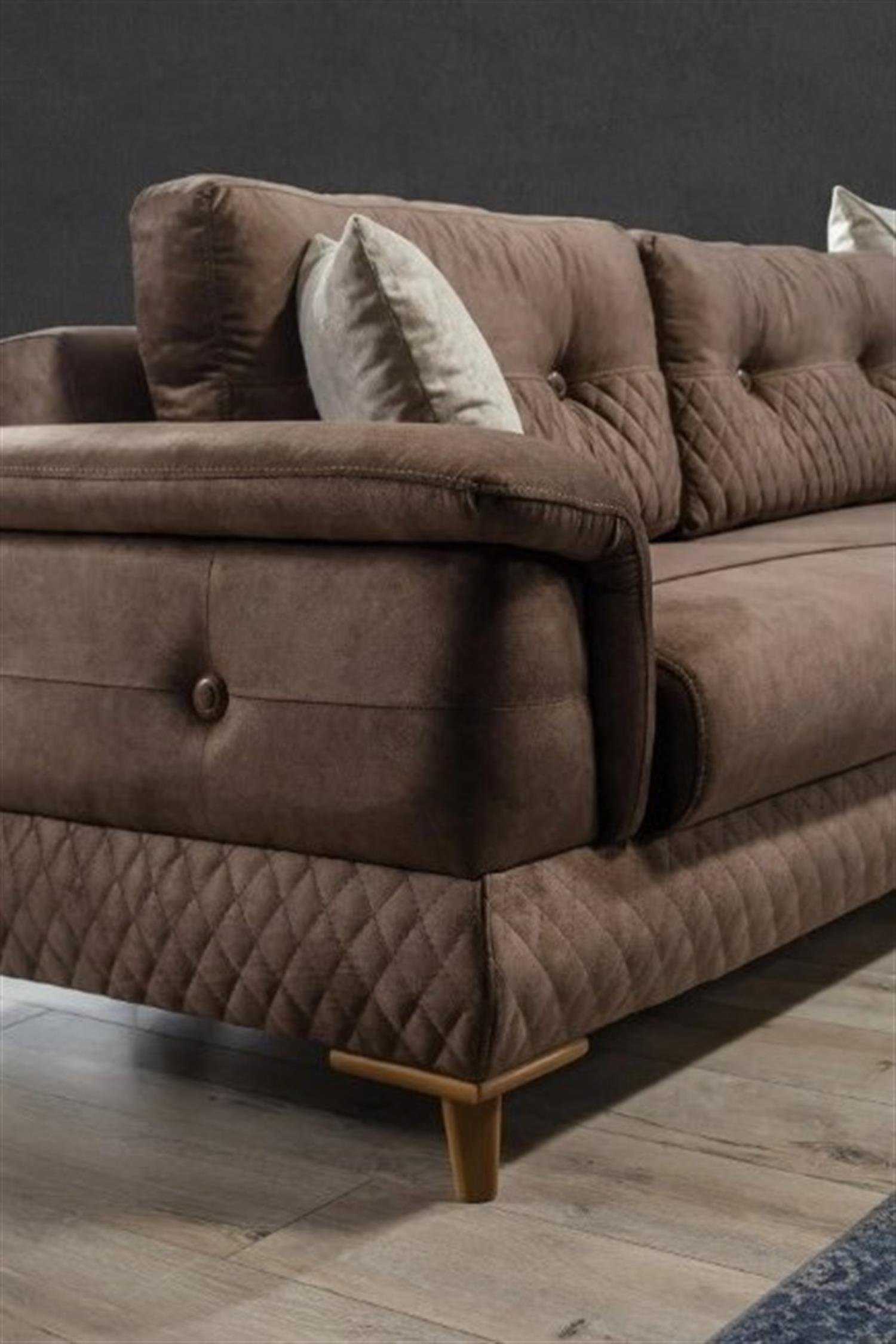 Dekorbizden Royal Sandıklı Ve Yataklı Köşe Koltuk