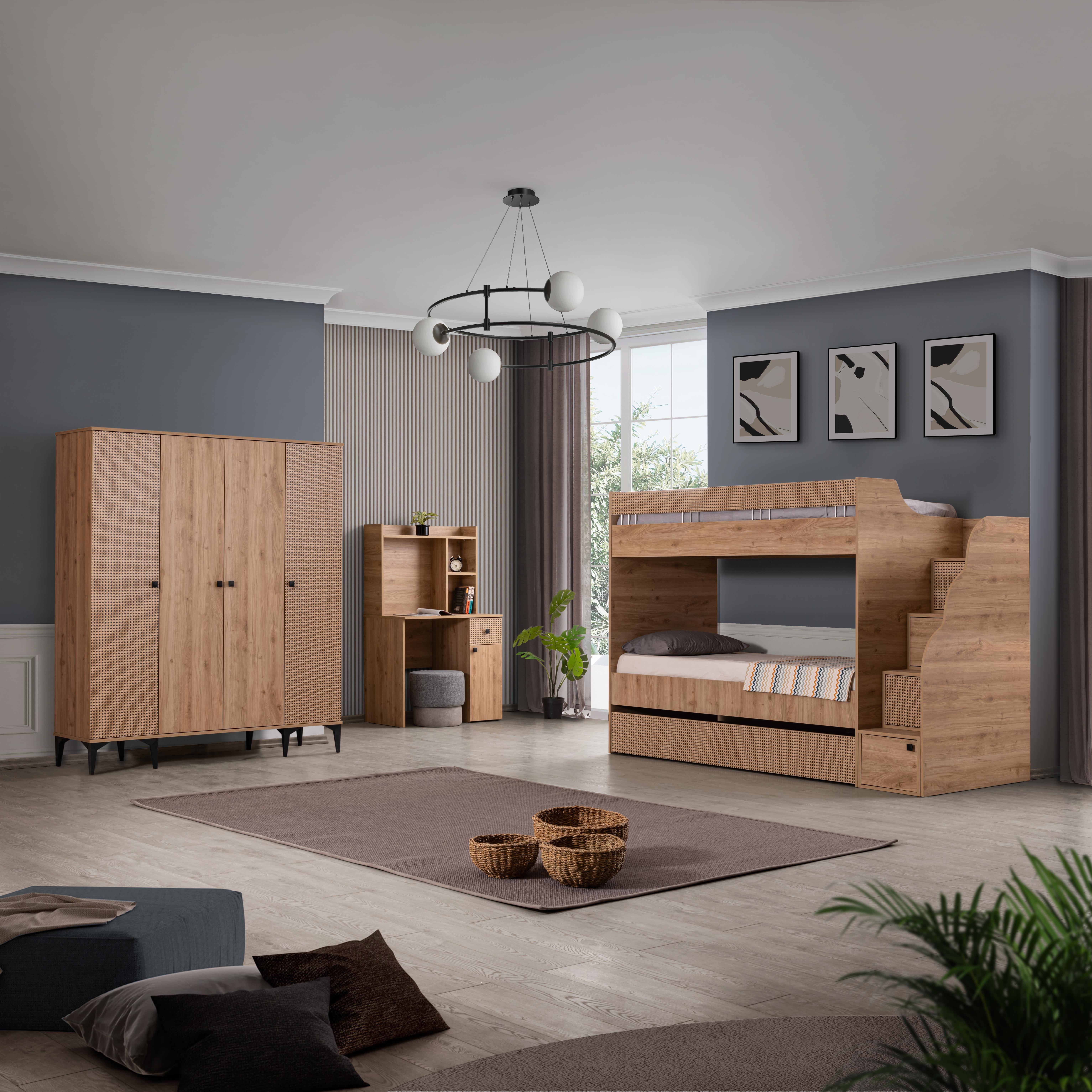 Dekorbizden Rustik 4'lü Complex Ranza Set