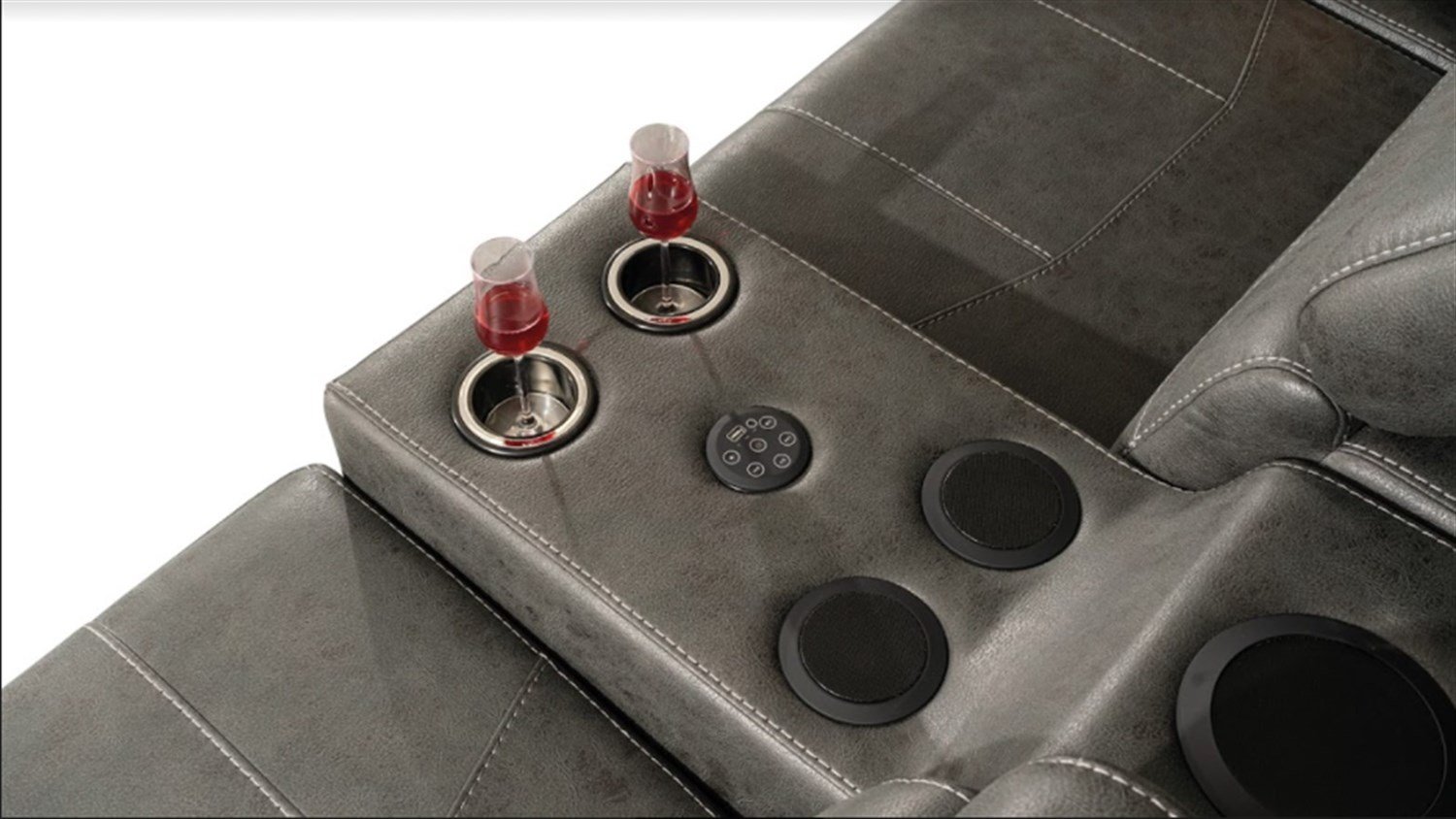 Dekorbizden Ses Sistemli Rio Köşe Koltuk Takımı Zen Kumaş