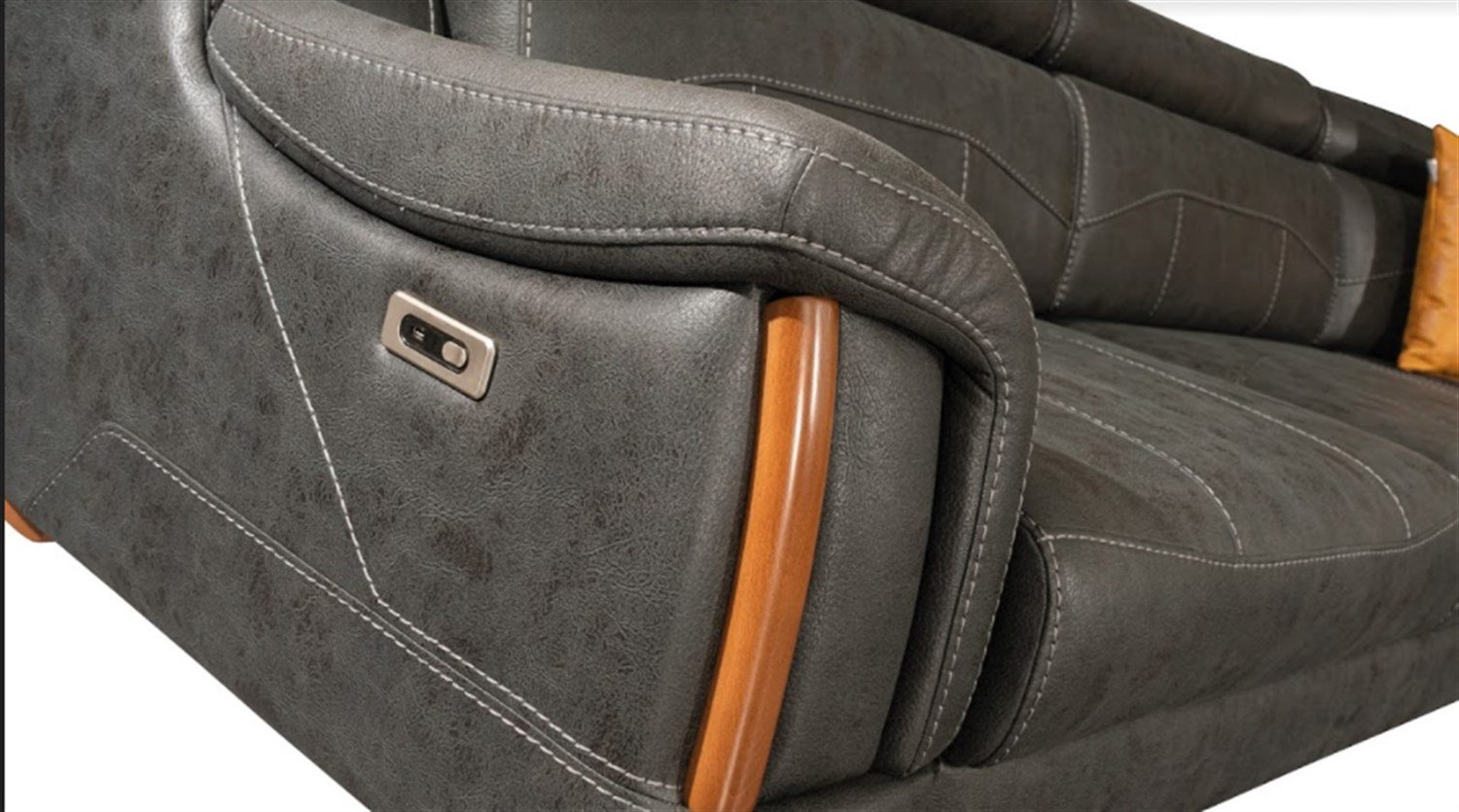 Dekorbizden Ses Sistemli Rio Köşe Koltuk Takımı Zen Kumaş