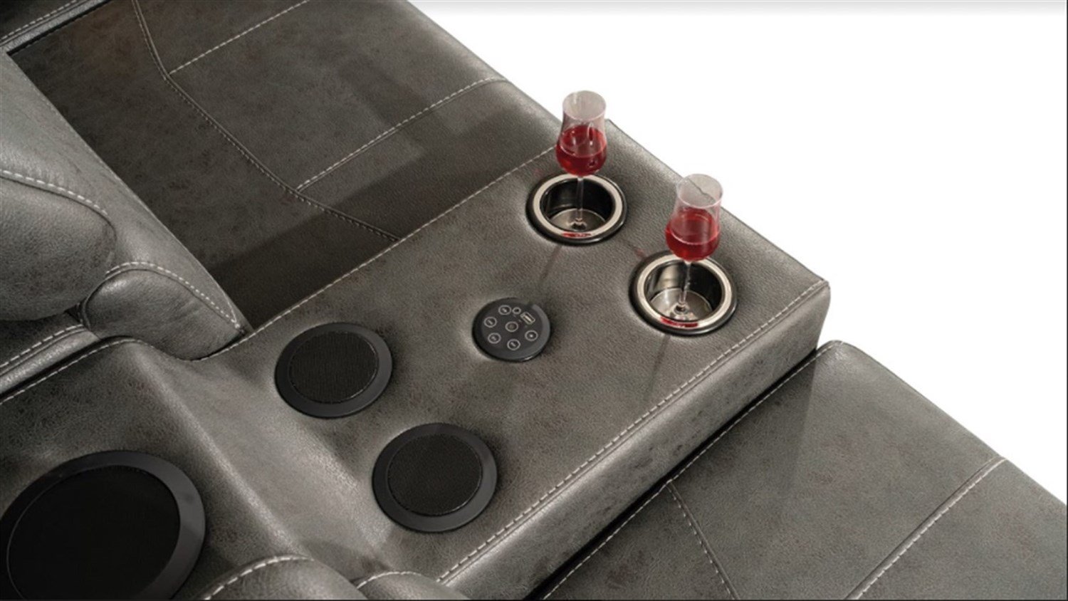 Dekorbizden Ses Sistemli Rio Köşe Koltuk Takımı Zen Kumaş