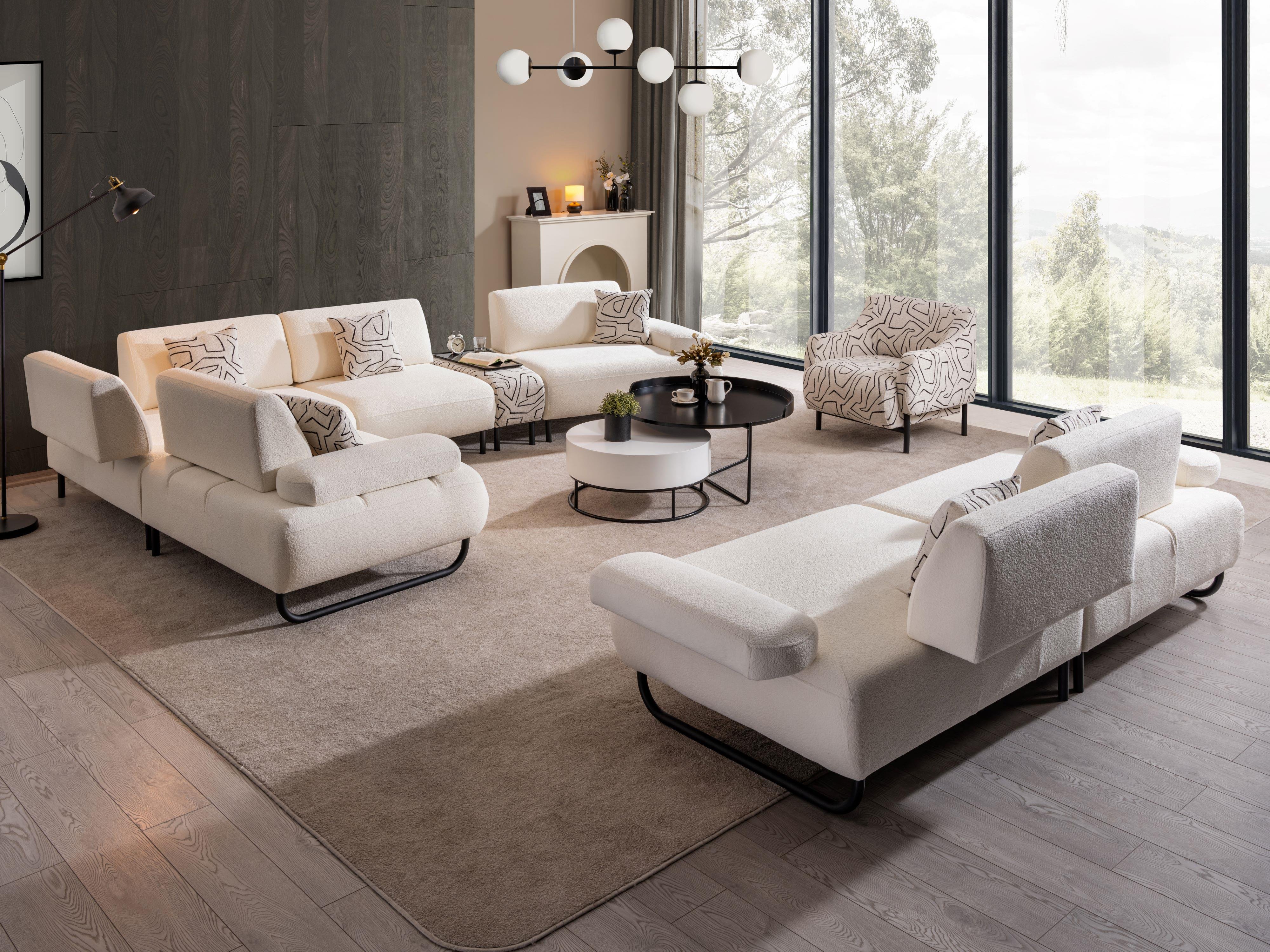 Dekorbizden Simay Köşe Koltuk (Sehpalı)