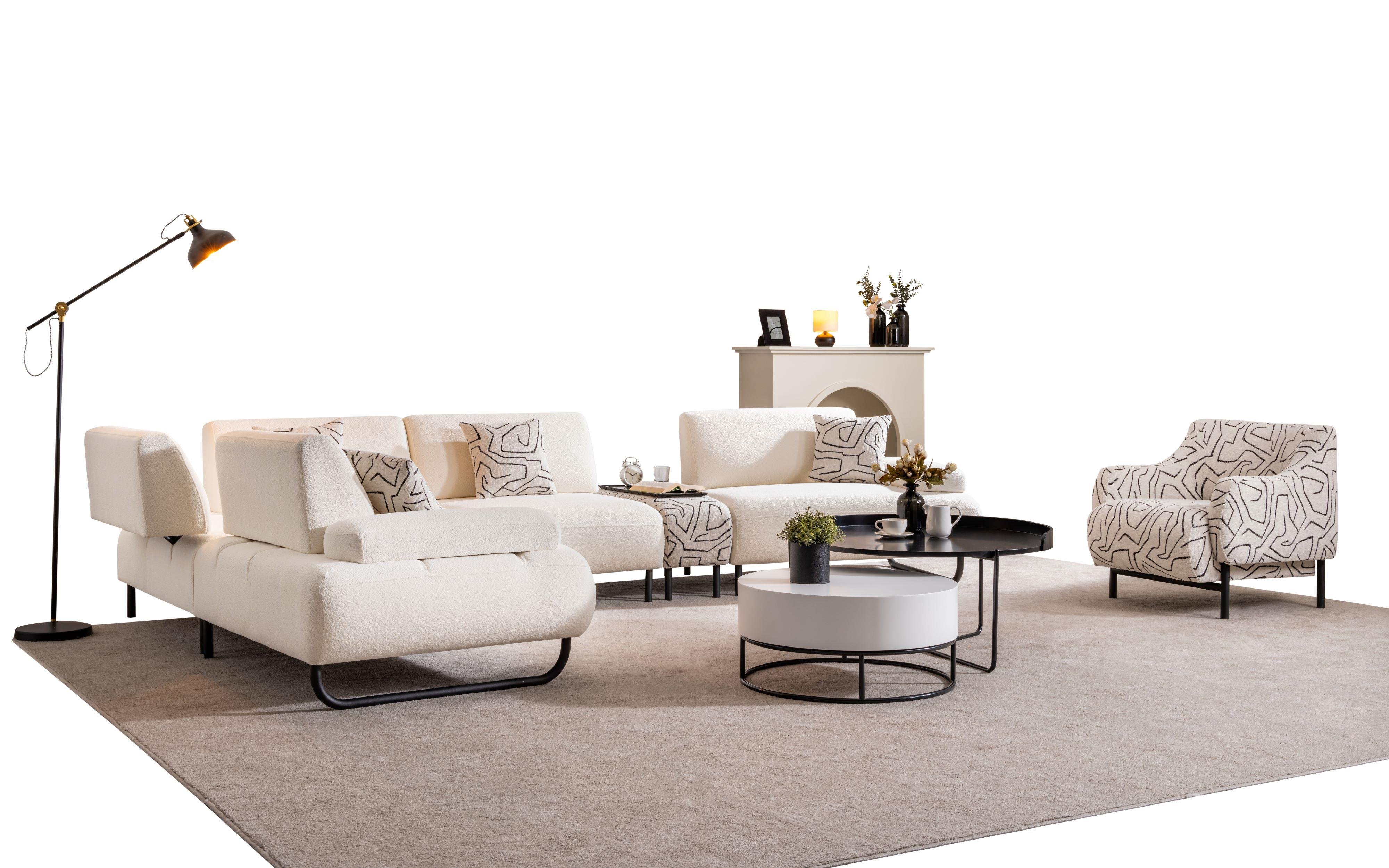 Dekorbizden Simay Köşe Koltuk (Sehpasız)