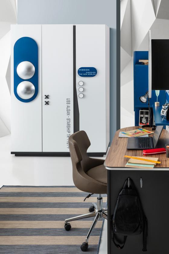 Dekorbizden Space 7 Genç Odası Gardırop