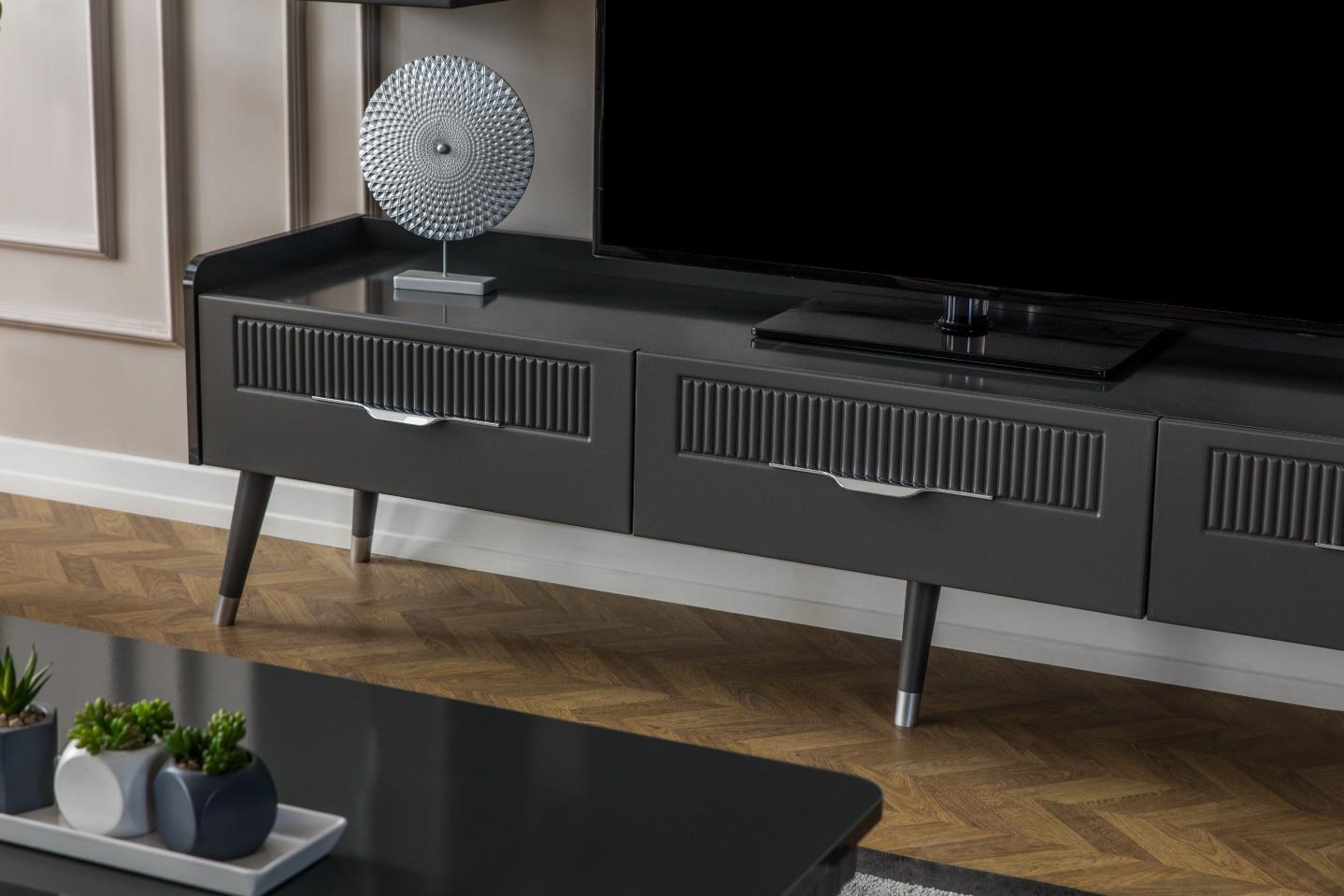 Dekorbizden Tesla Antrasit Tv Ünitesi