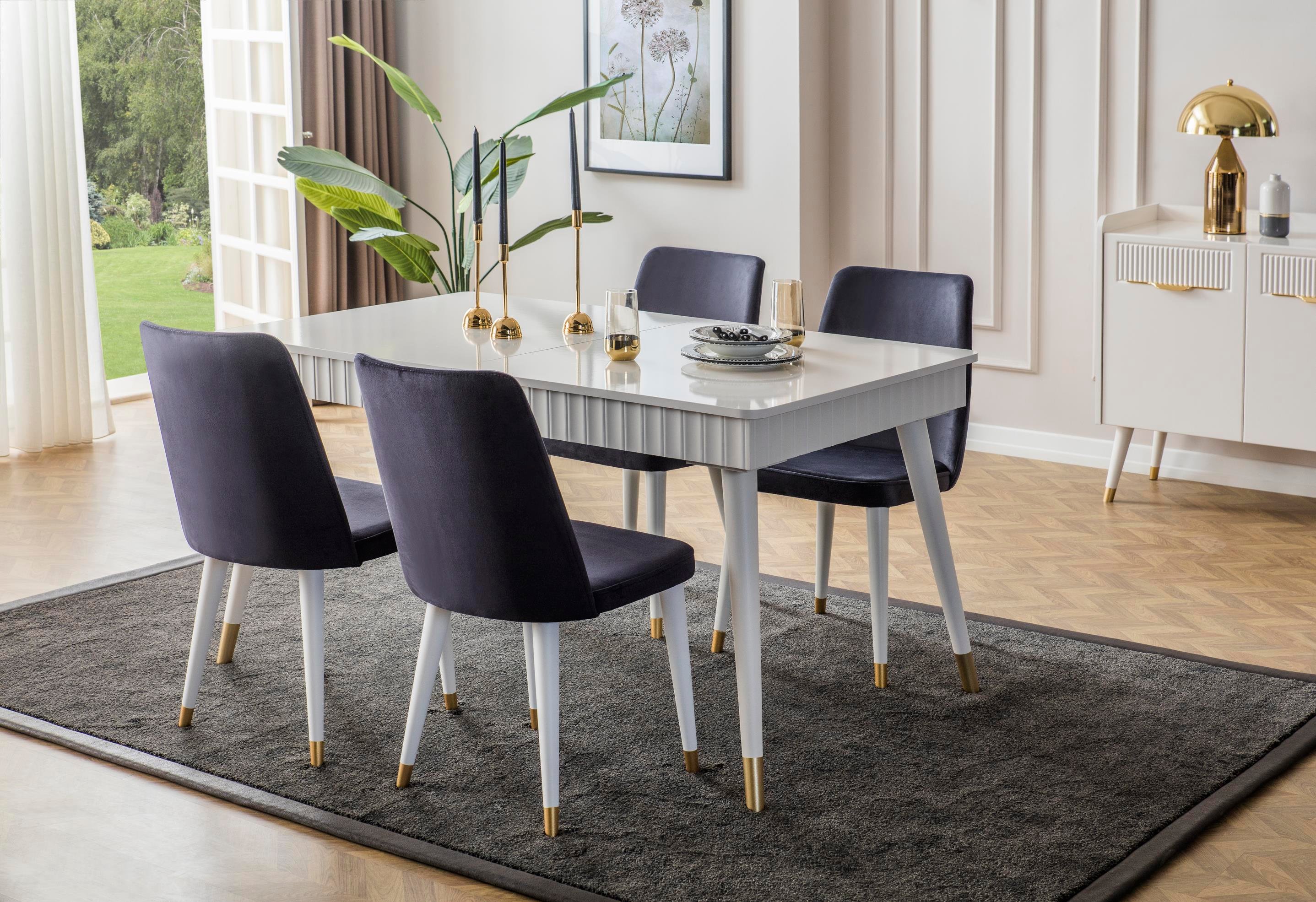 Dekorbizden Tesla Yemek Odası Masa (Aytaşı)