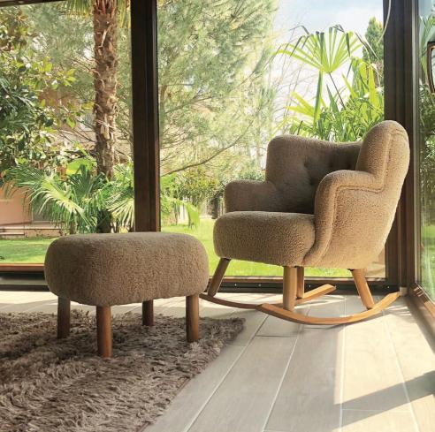 Dekorbizden Tofi Sallanan Berjer Puflu