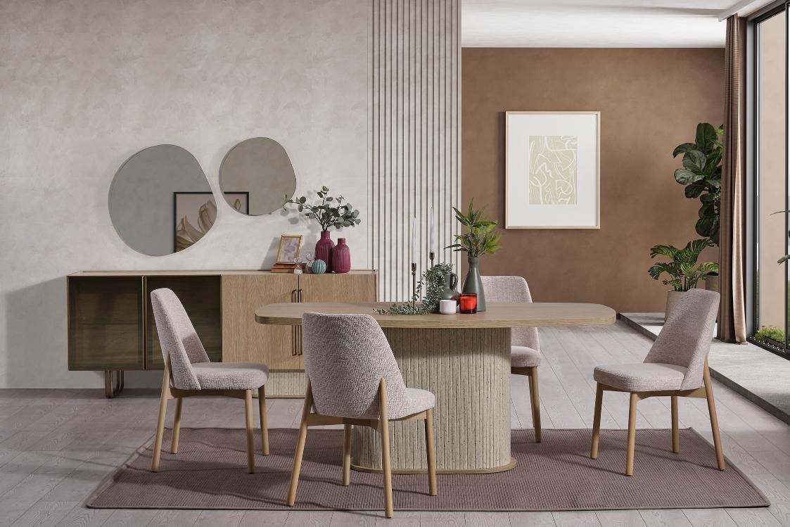 Dekorbizden Tual Yemek Odası Takımı 