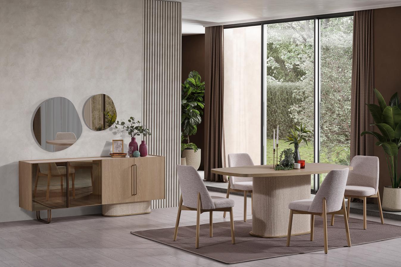 Dekorbizden Tual Yemek Odası Takımı 