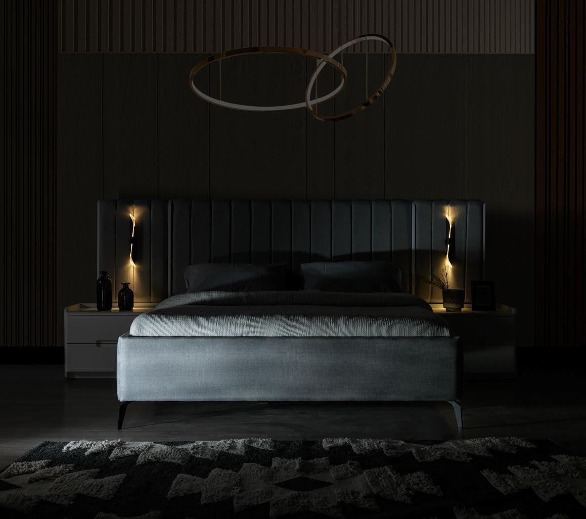 Dekorbizden Uludağ Yatak Odası Karyola