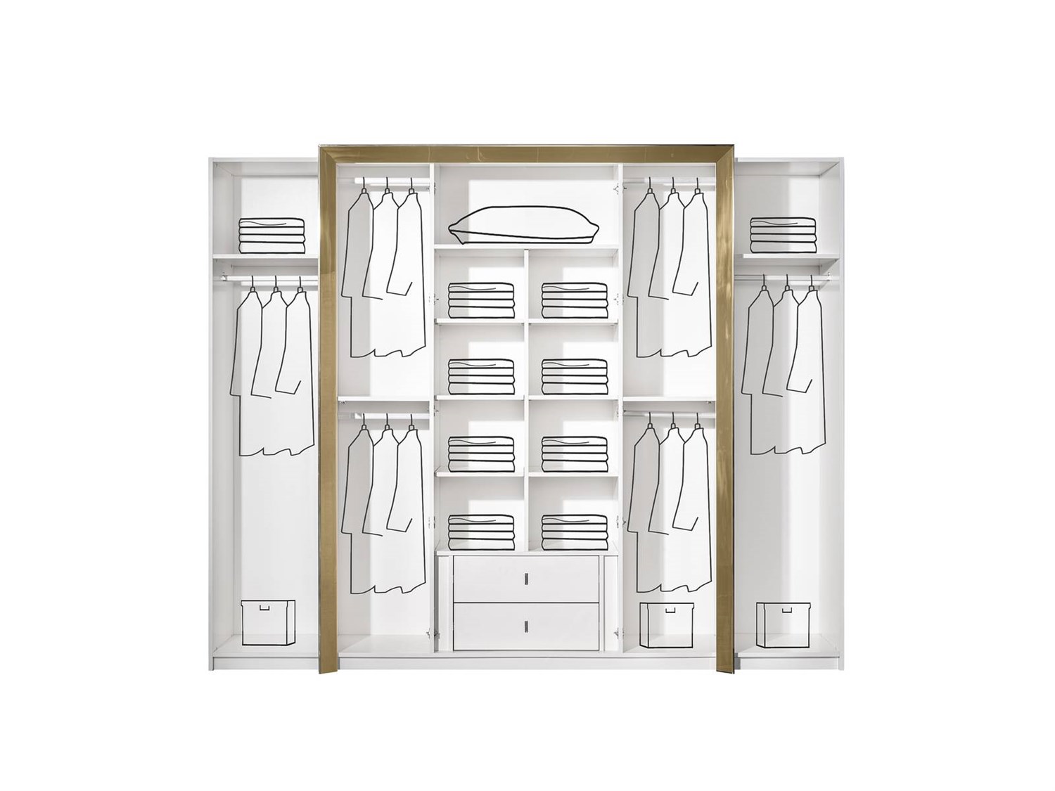 Dekorbizden Vegas Yatak Odası Gardırop