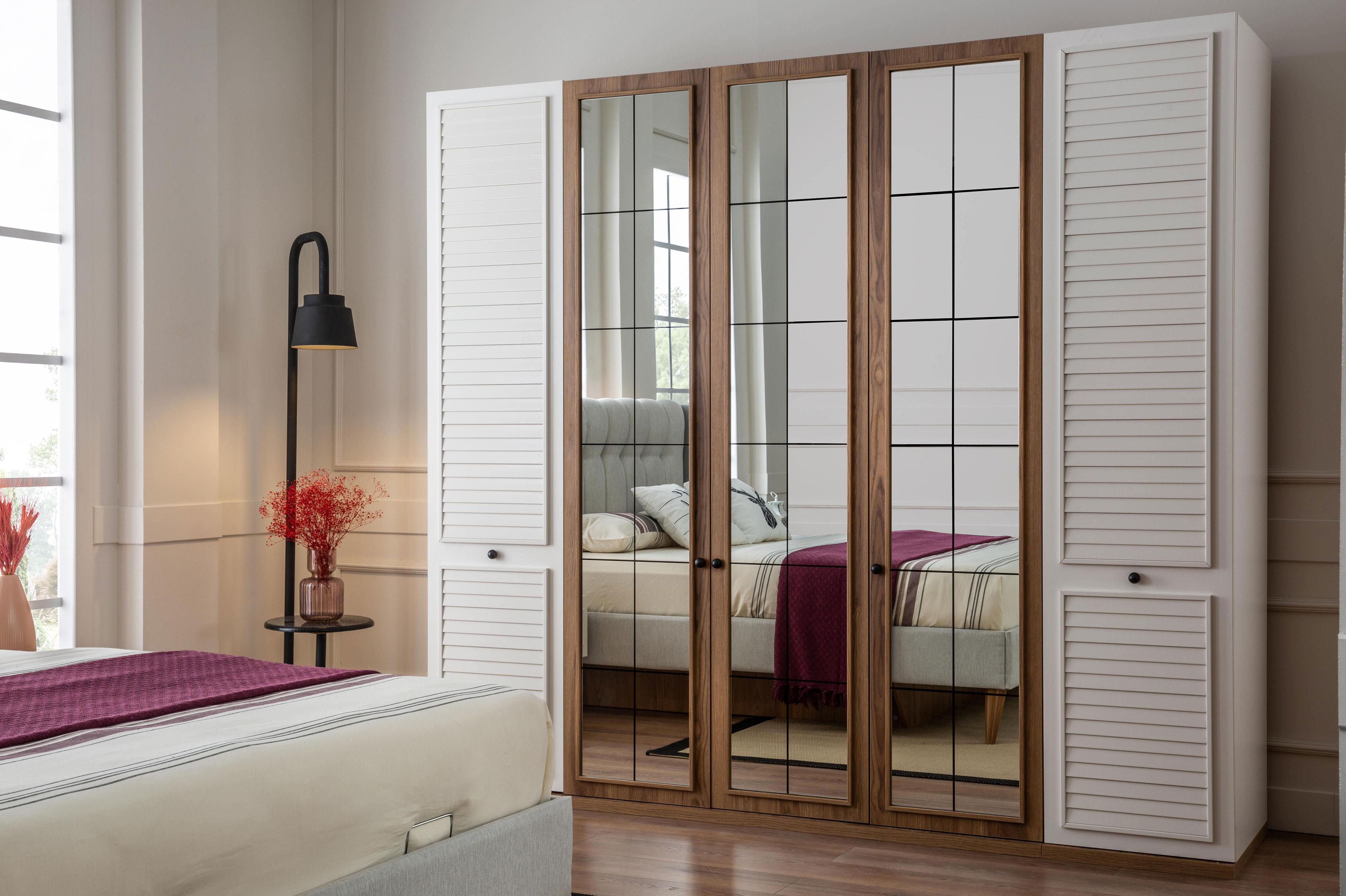 Dekorbizden Verona Yatak Odası Gardırop Beyaz