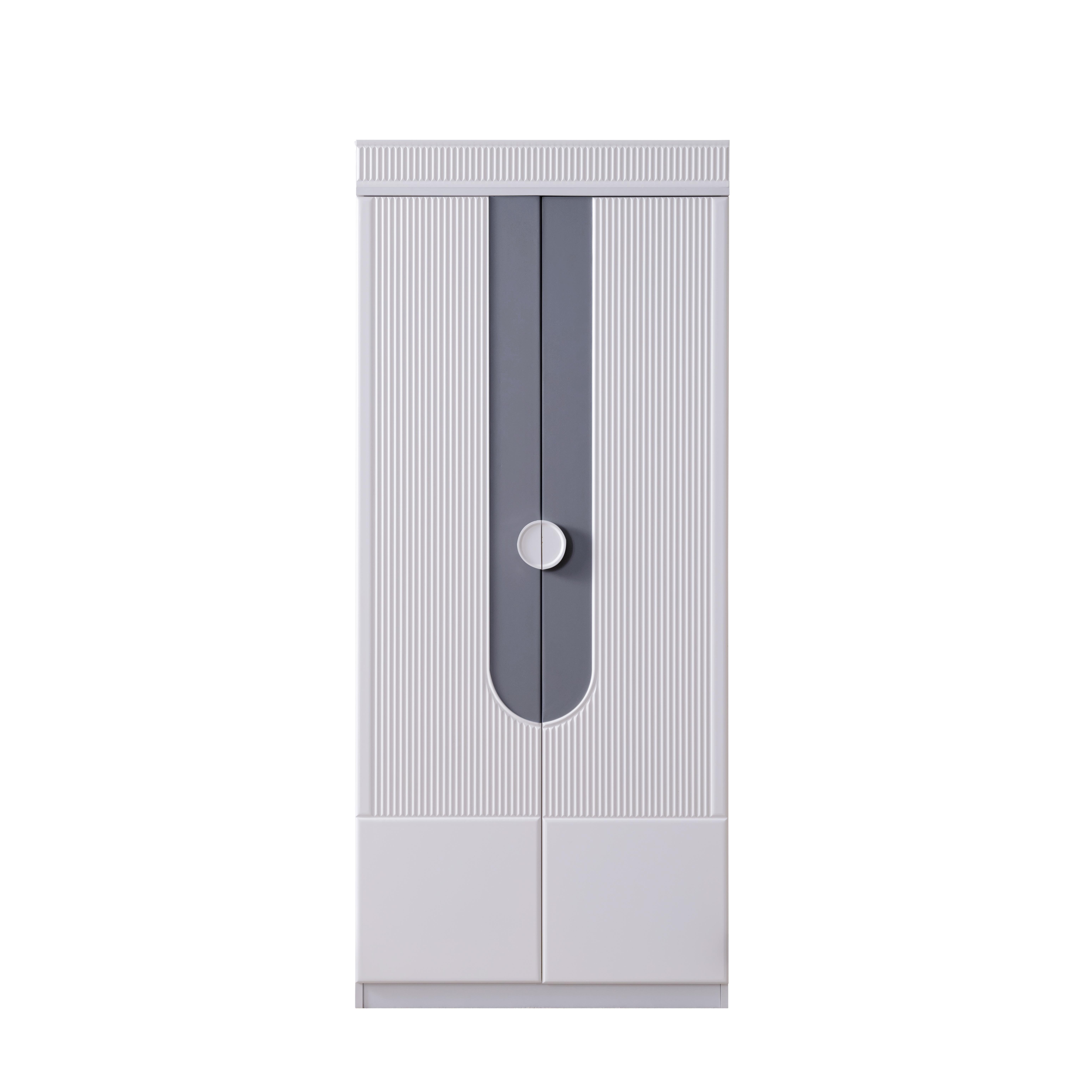 Dekorbizden Vira Gri Bebek Odası Gardırop