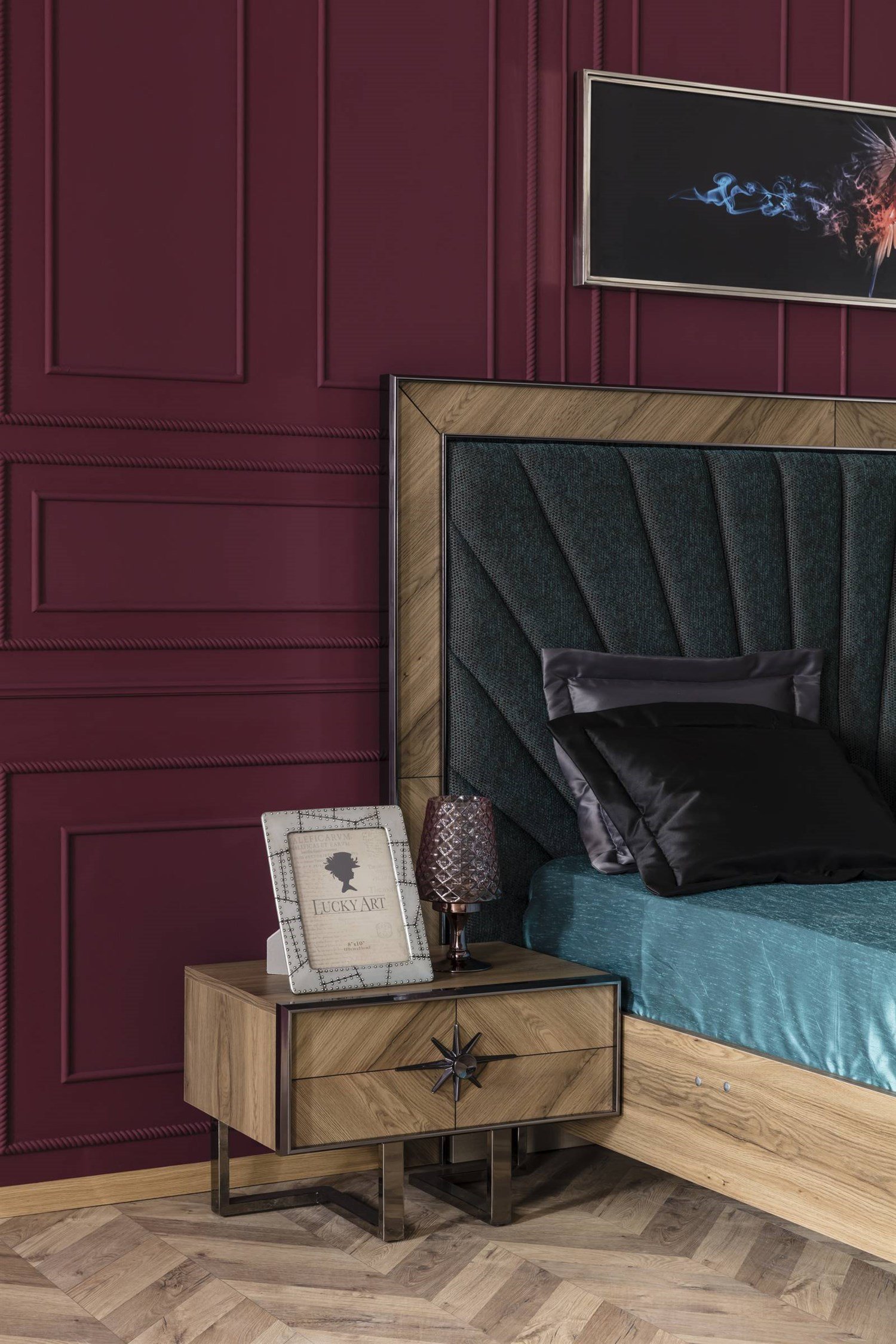 Dekorbizden Voga Yatak Odası Komodin