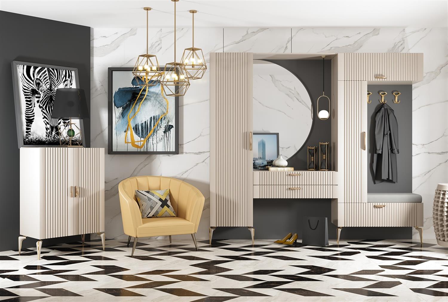 Dekorbizden Yasemin Portmanto