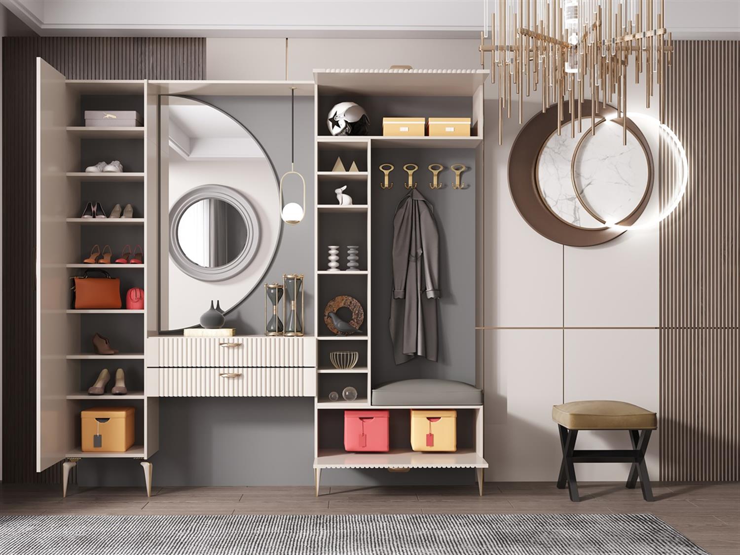 Dekorbizden Yasemin Portmanto