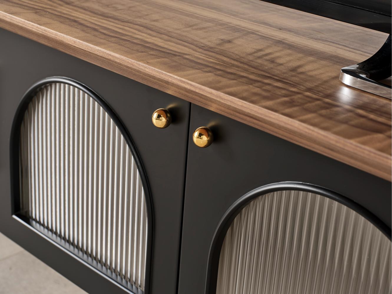 Dekorbizden Yıldız Tv Ünitesi (Siyah)