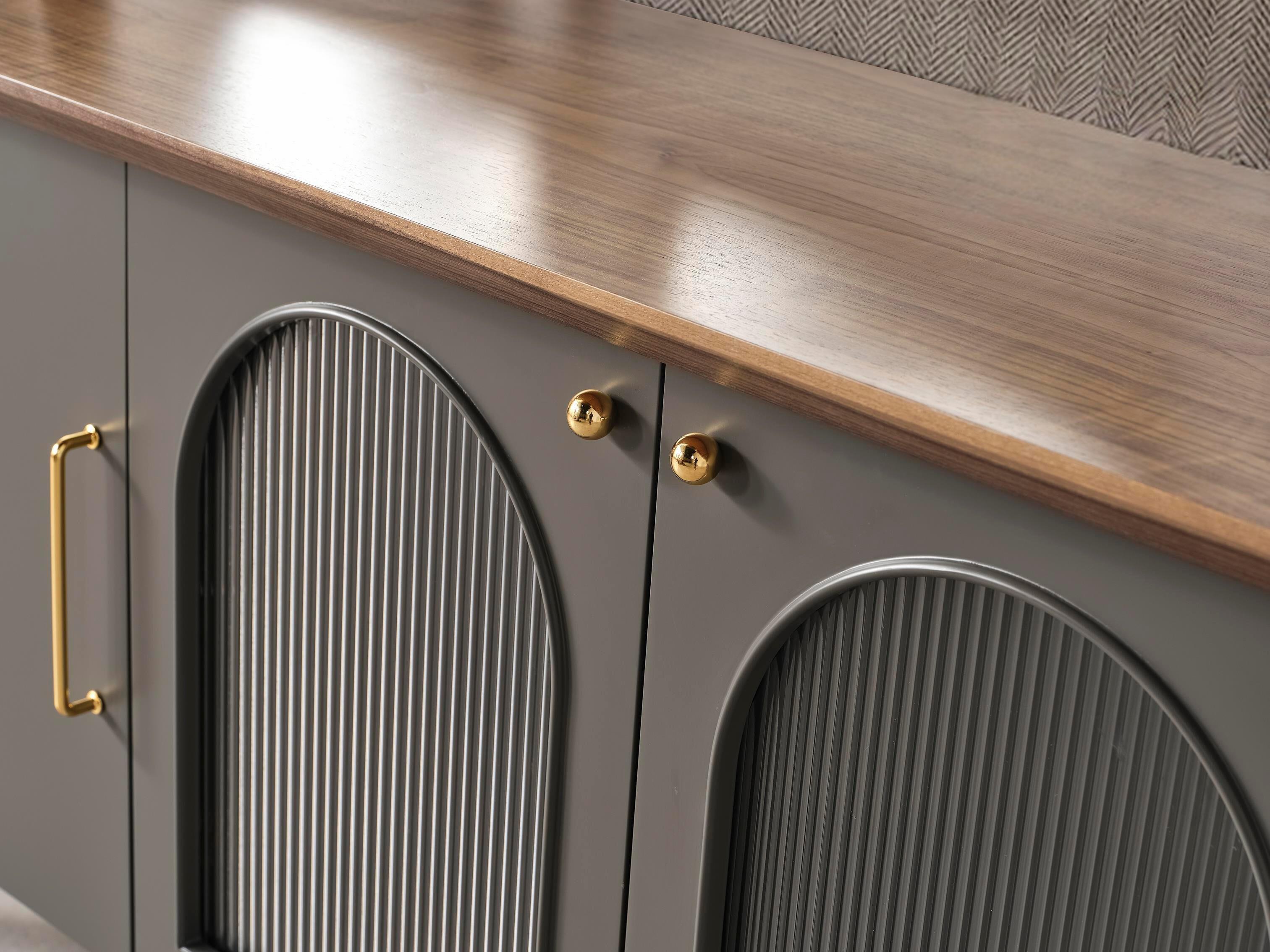 Dekorbizden Yıldız Yemek Odası Takımı (Antrasit)