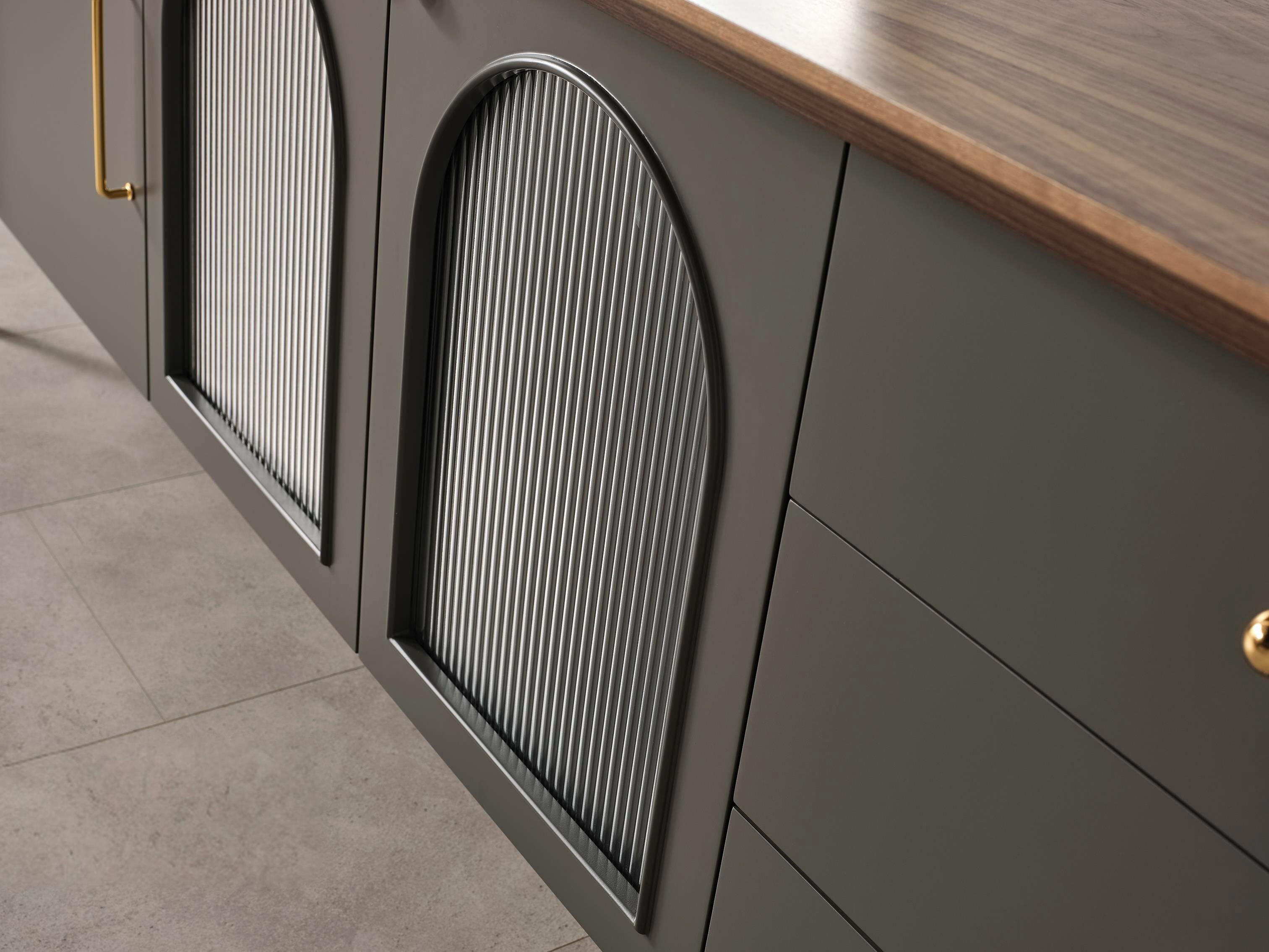 Dekorbizden Yıldız Yemek Odası Takımı (Antrasit)