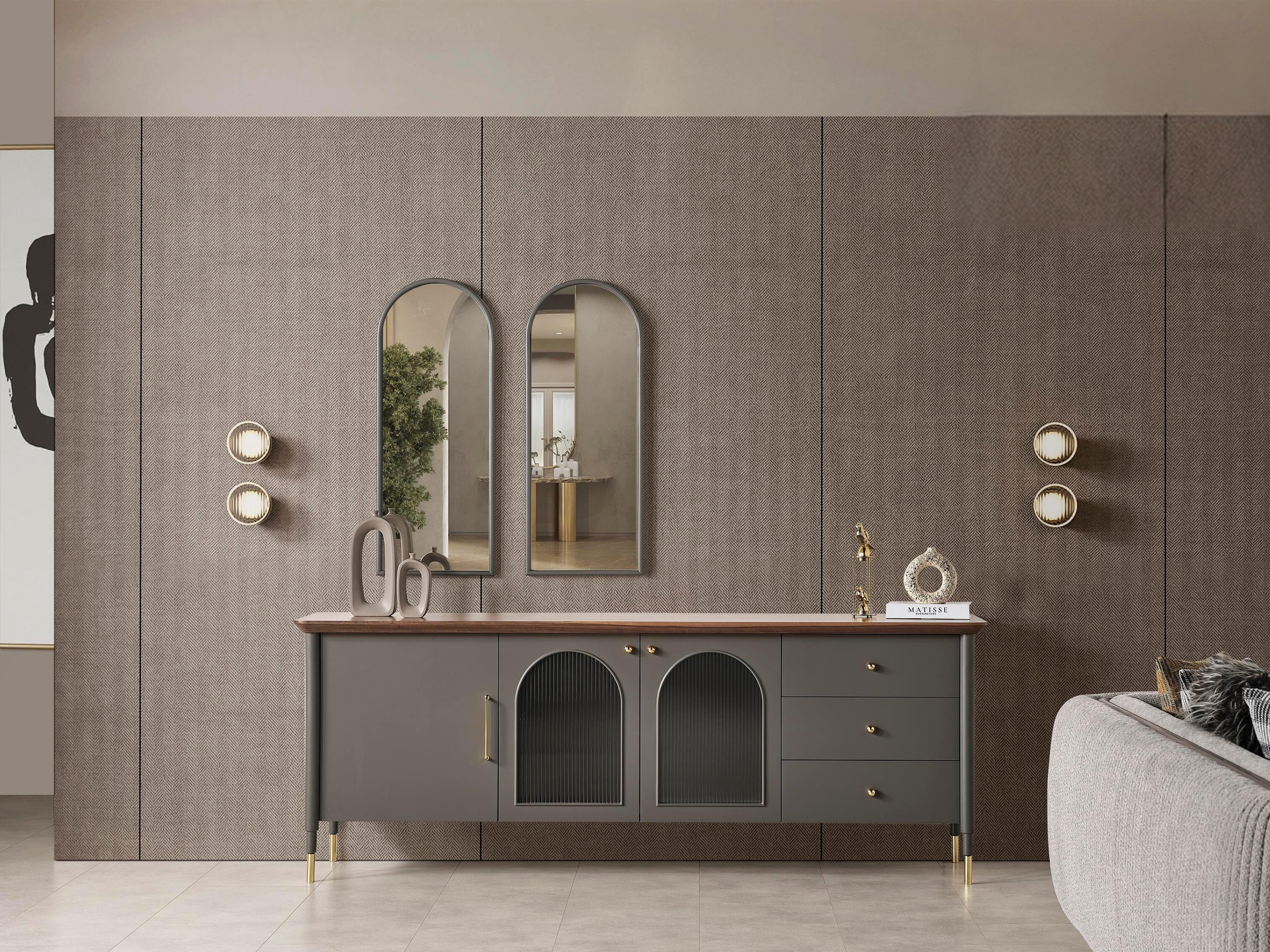 Dekorbizden Yıldız Yemek Odası Takımı (Antrasit)