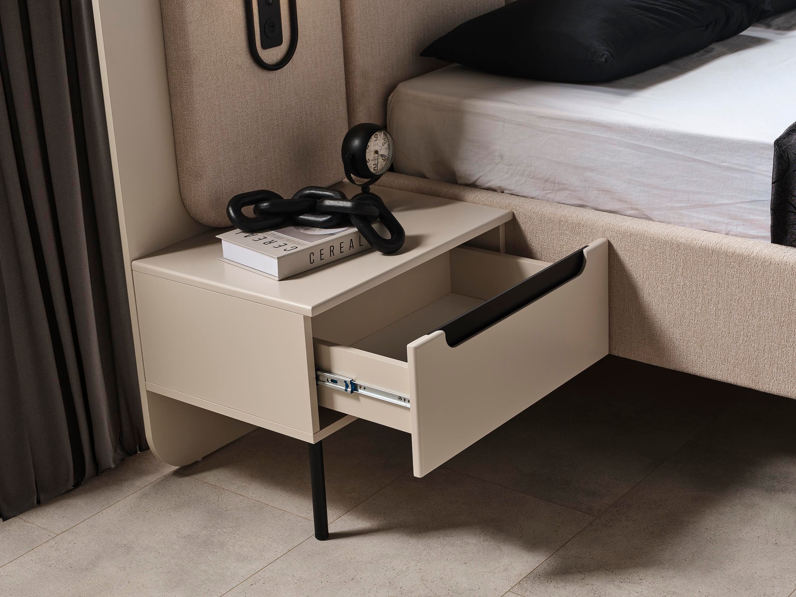 Dekorbizden Zara Siyah Yatak Odası Takımı 