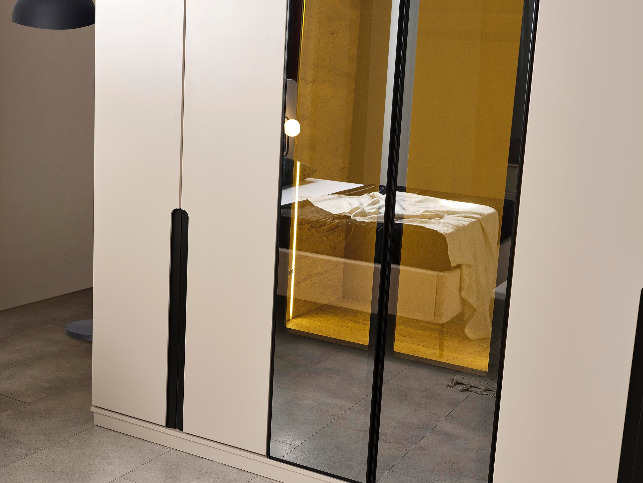 Dekorbizden Zara Siyah Yatak Odası Takımı 