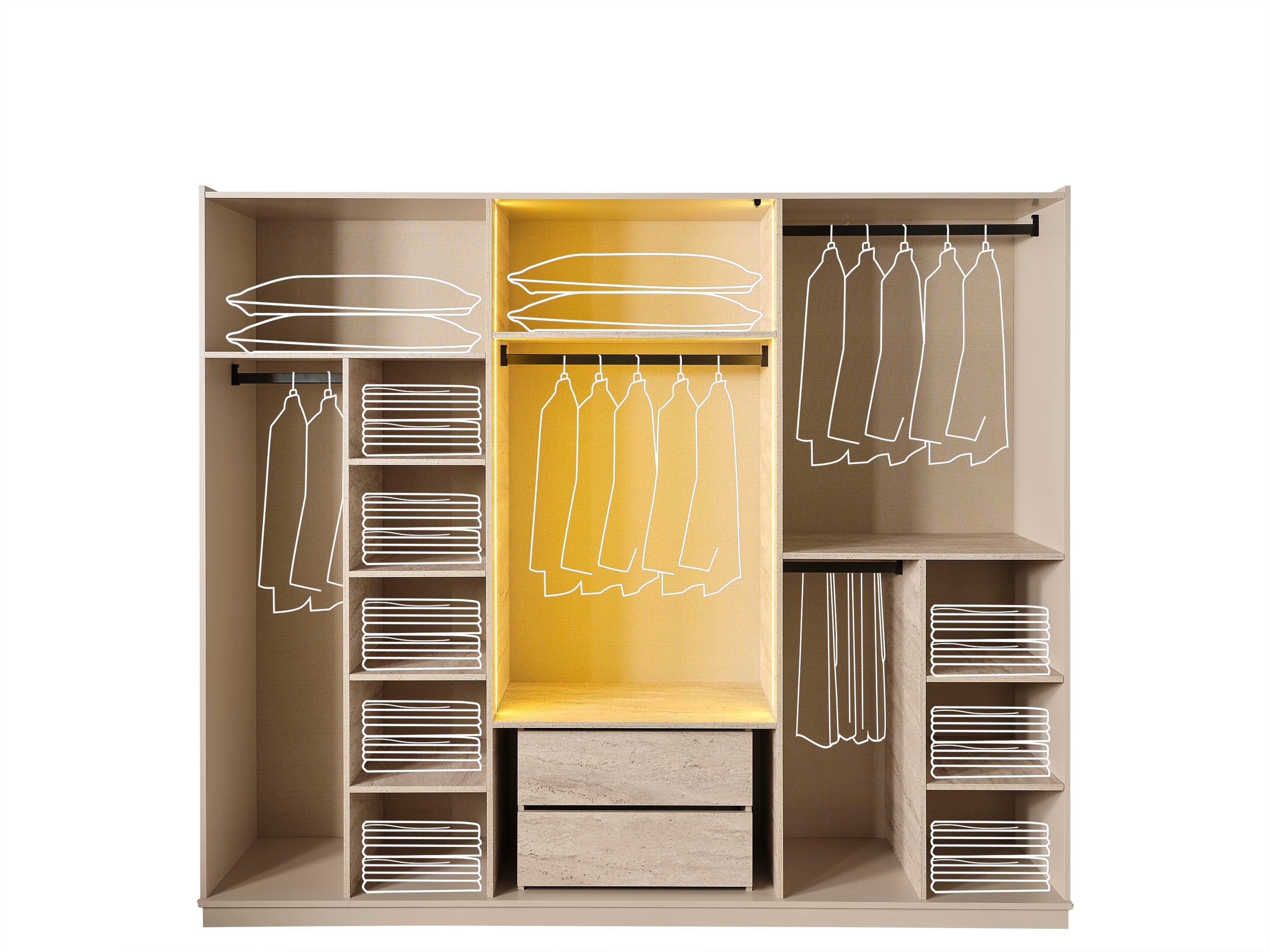 Dekorbizden Zara Yatak Odası Gardırop