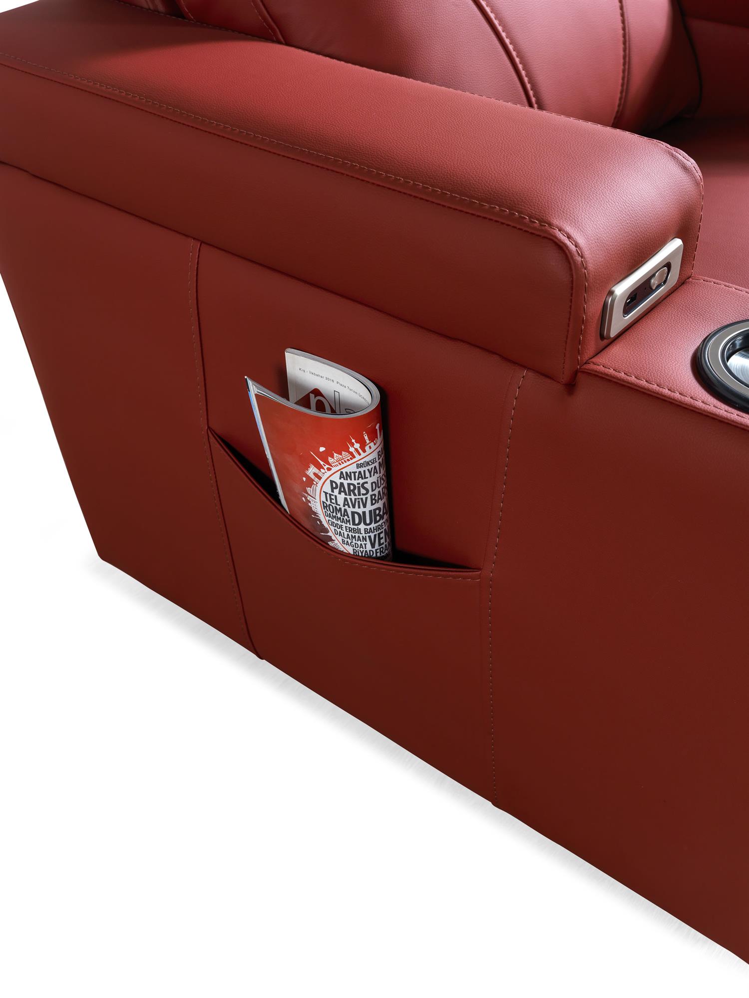 Dekorbizden Zero Tekli Ev Sinema Koltuğu  Masajlı