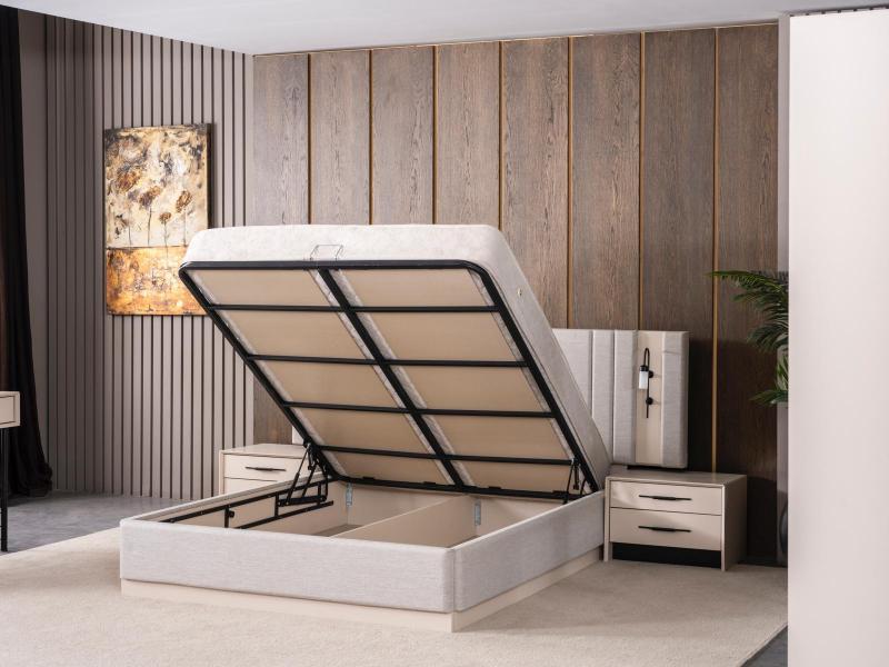 Dekorbizden Zümrüt Yatak Odası Karyola