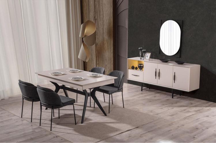 Dekorbizden Zümrüt Yemek Odası Takımı 