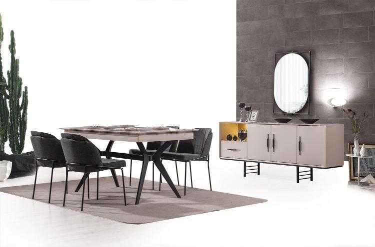 Dekorbizden Zümrüt Yemek Odası Takımı 