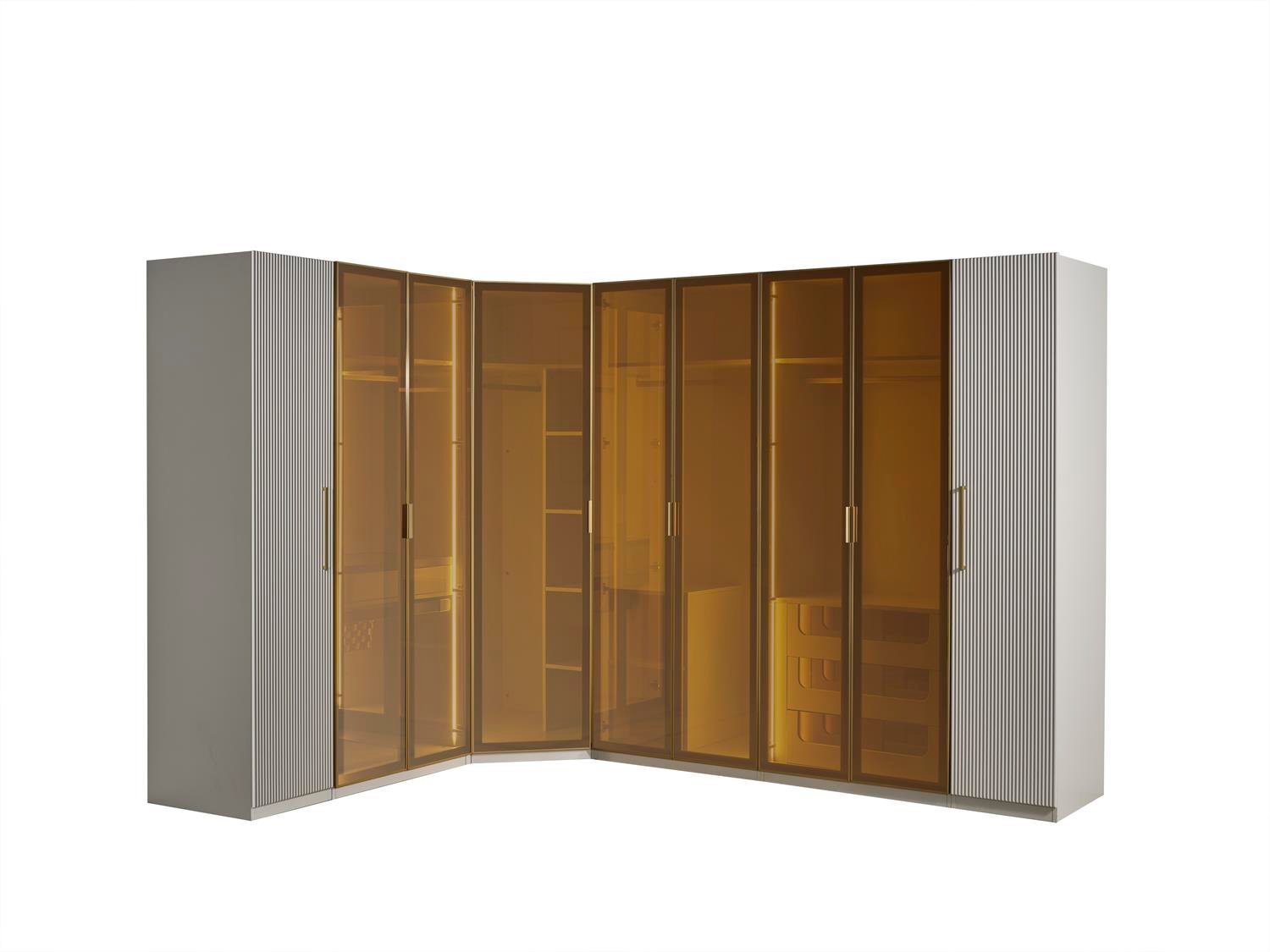 Gold Line Giyinme Odası Dolap