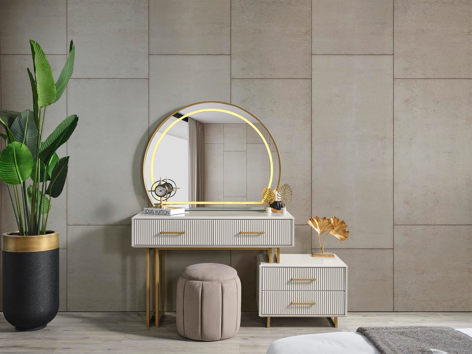 Gold Line Yatak Odası Şifonyer